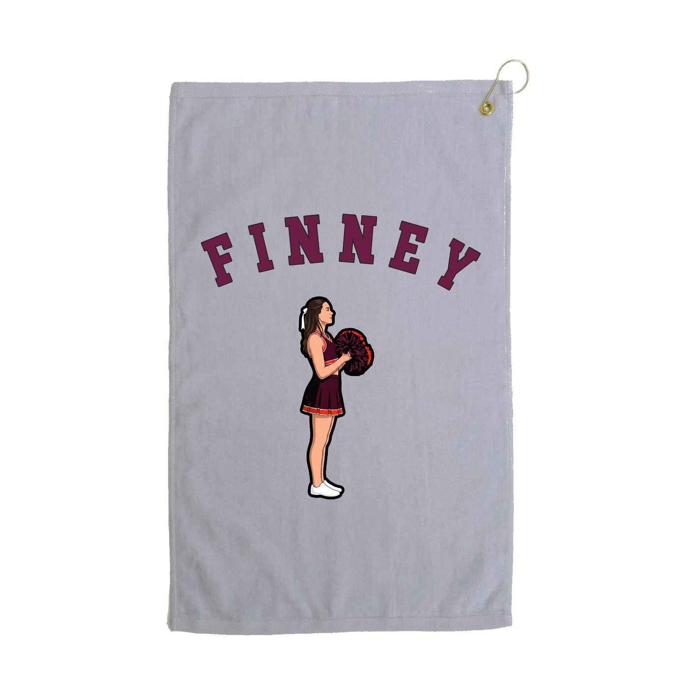 Golf Towel — Shirsey Arch in Grey