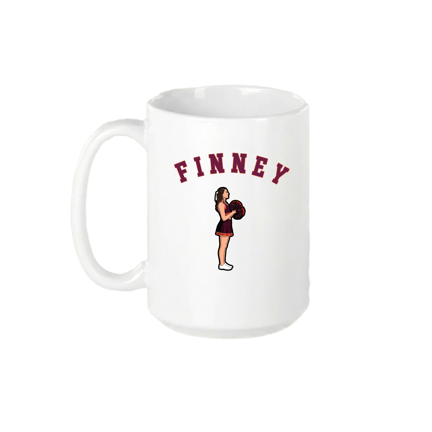 15oz Coffee Mug — Shirsey Arch in White