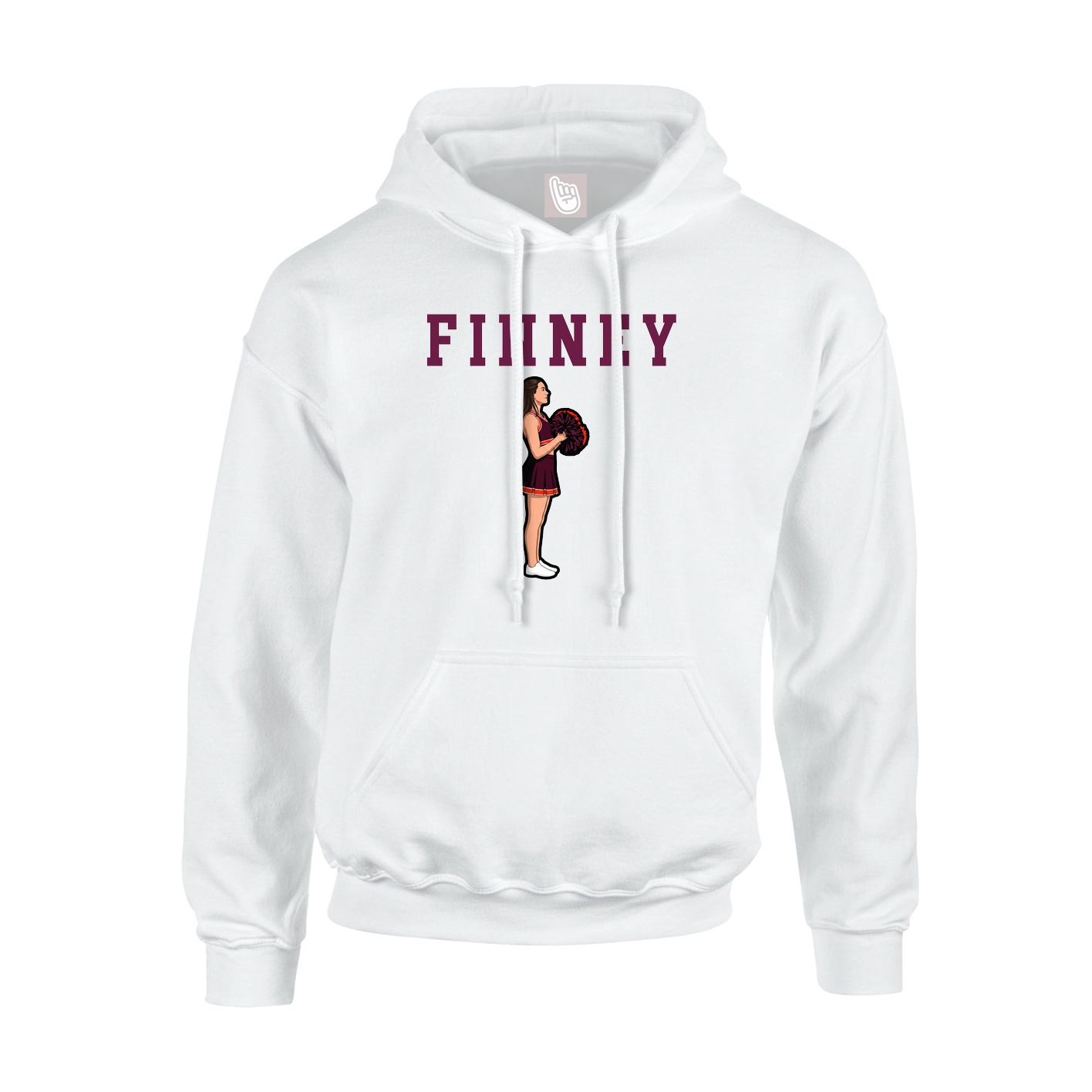 Youth Hoodie — Shirsey in White