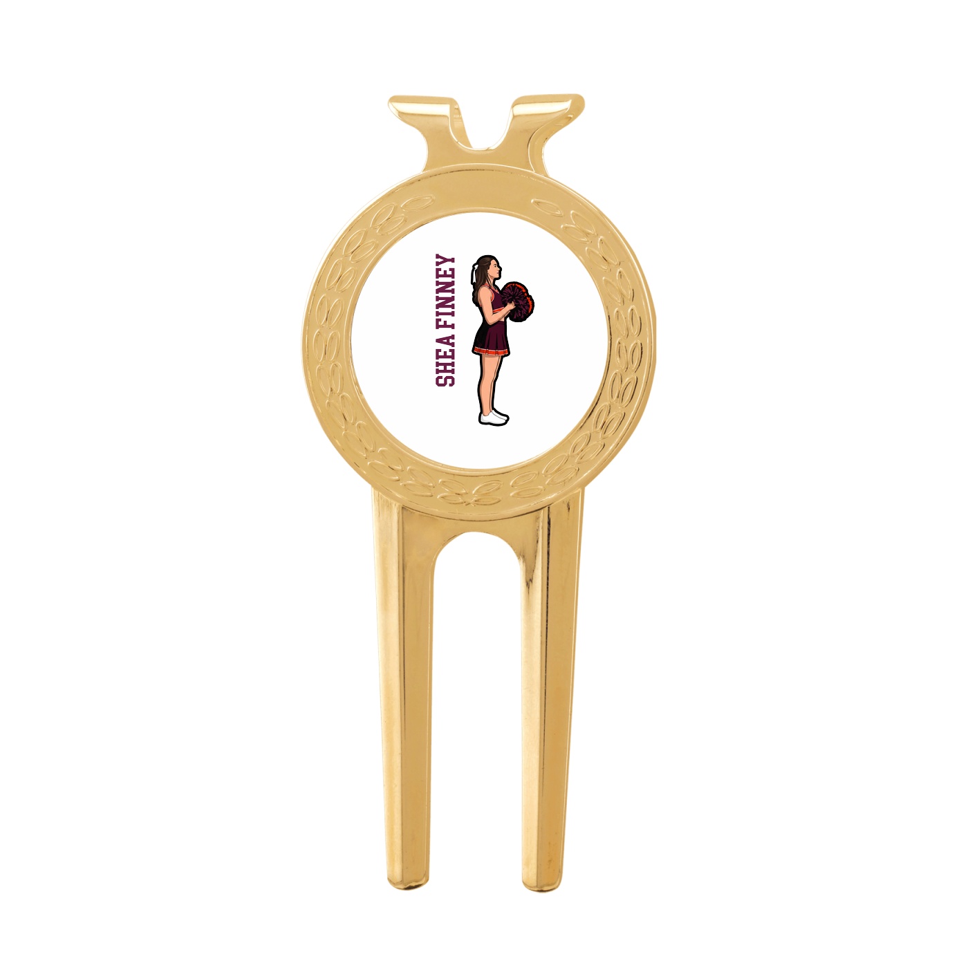 Divot Tool with Ball Marker — Name Vertical in Classic