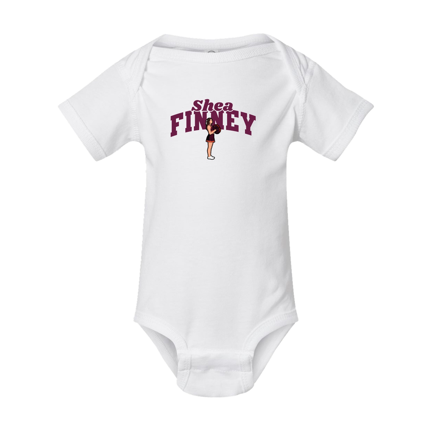 Baby Onesie — Signature Arch in White