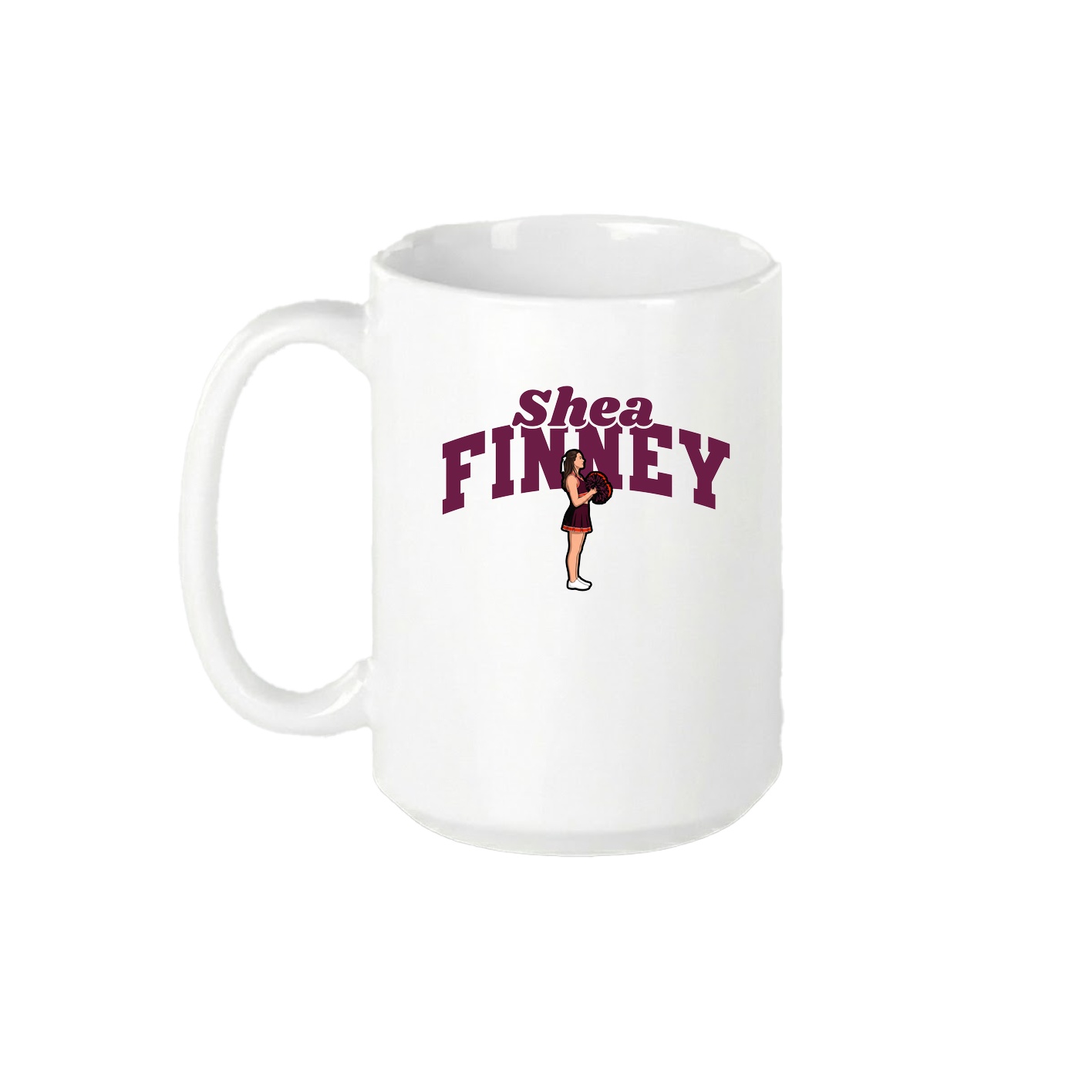 15oz Coffee Mug — Signature Arch in White