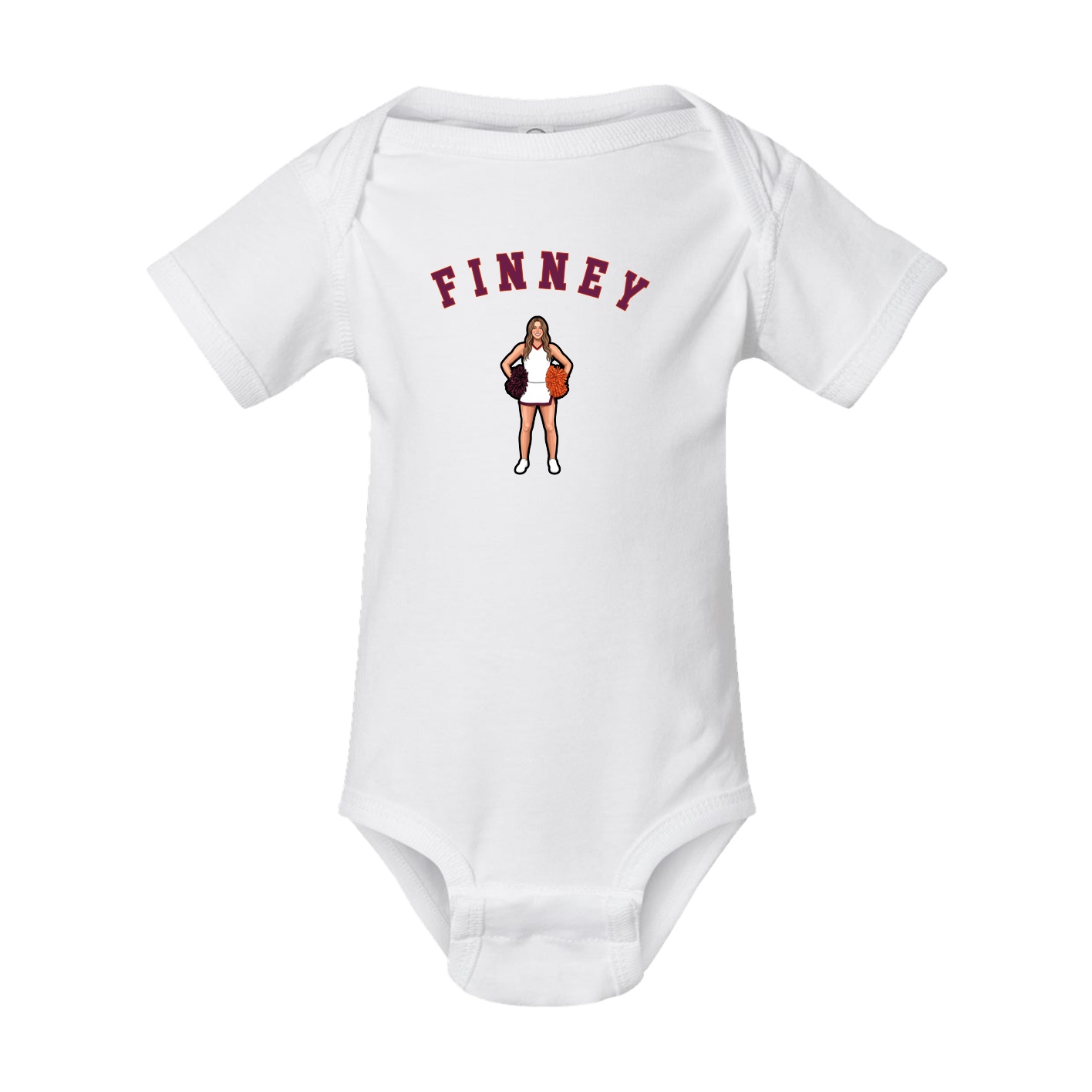 Baby Onesie — Shirsey Arch in White