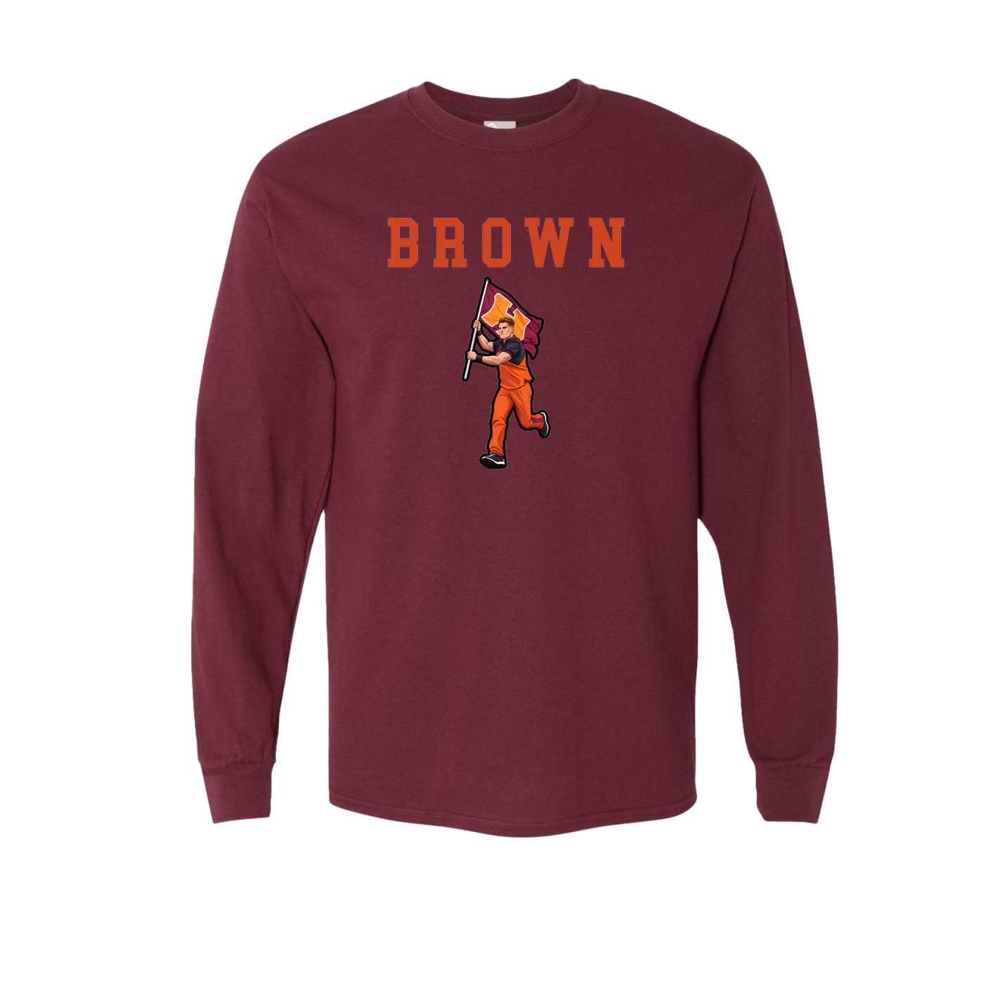 Long Sleeve Tee — Shirsey in Maroon
