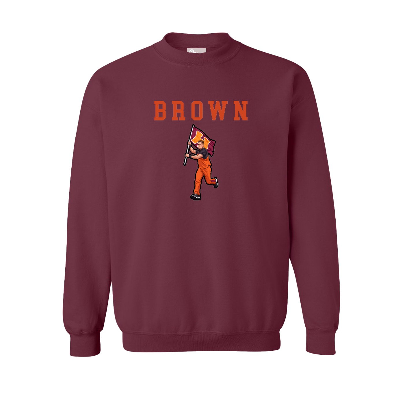 Fleece Crew — Shirsey in Maroon