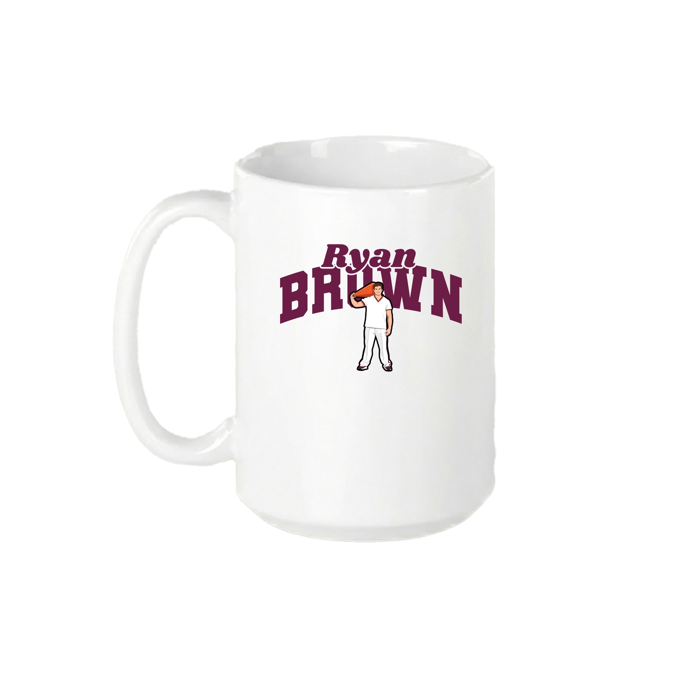 15oz Coffee Mug — Signature Arch in White