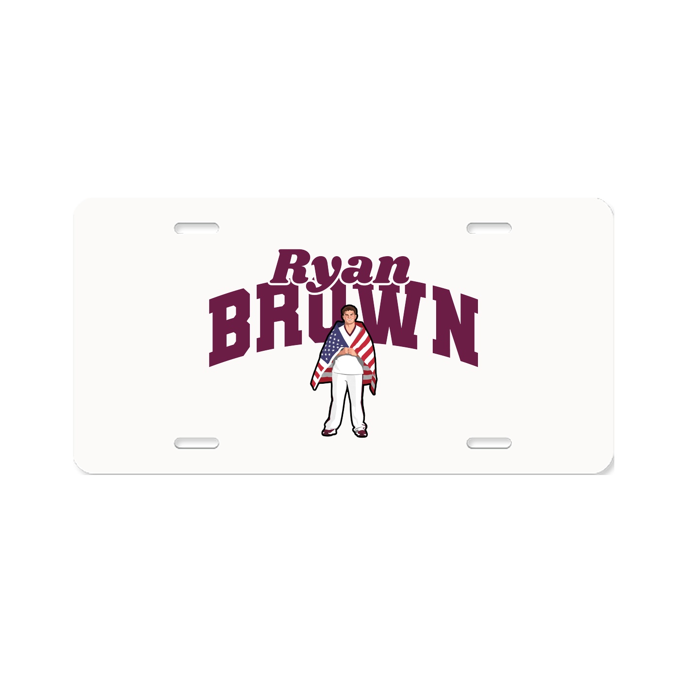 License Plate — Signature Arch in Classic