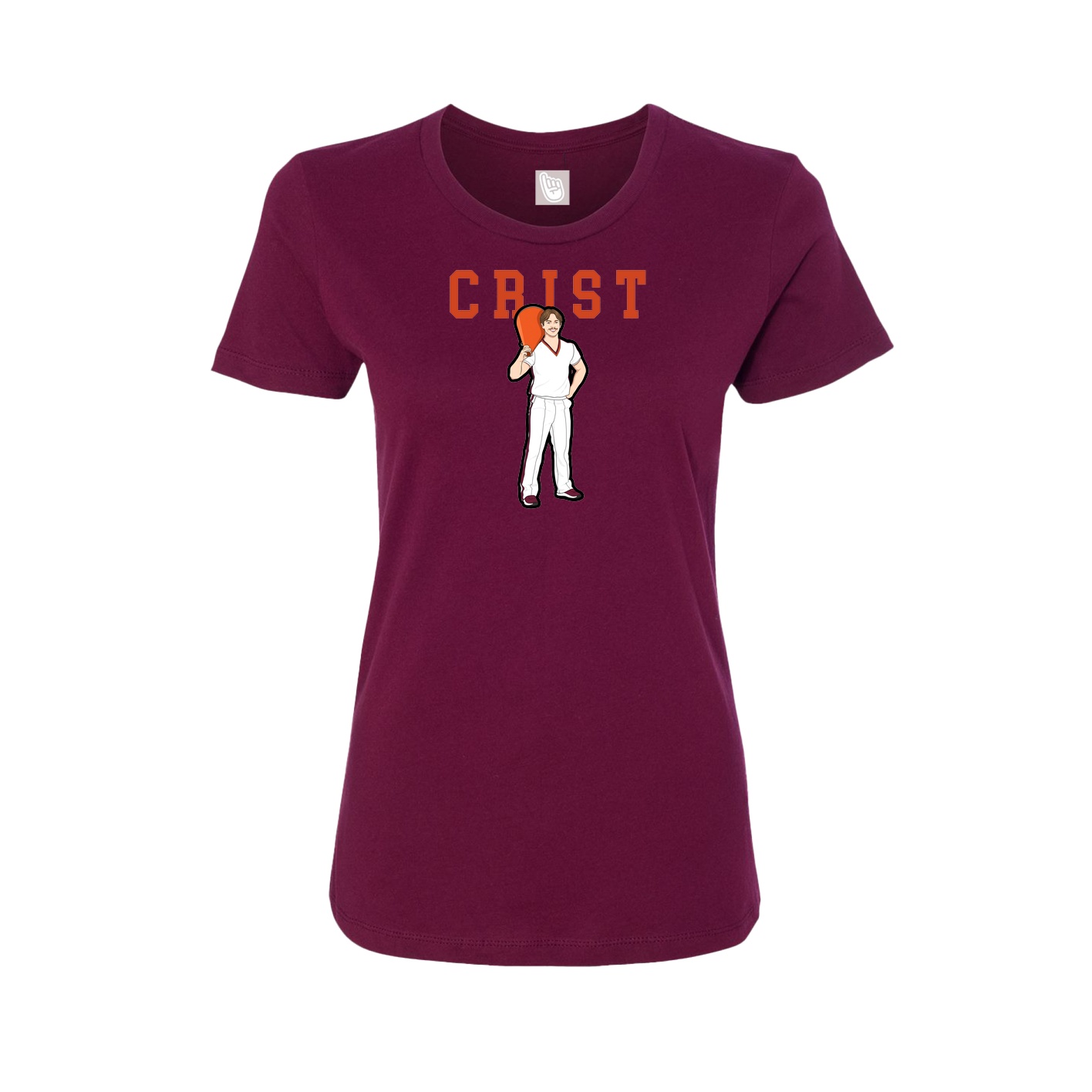 Fitted Women's Tee — Shirsey in Maroon