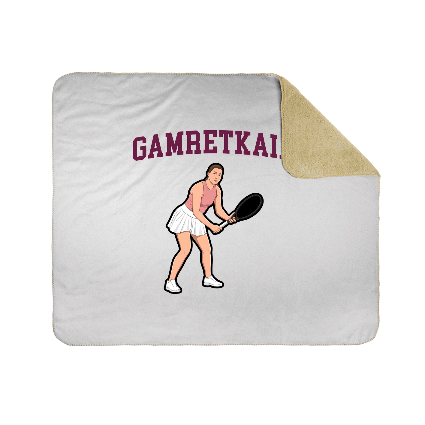 Throw Blanket — Shirsey in White