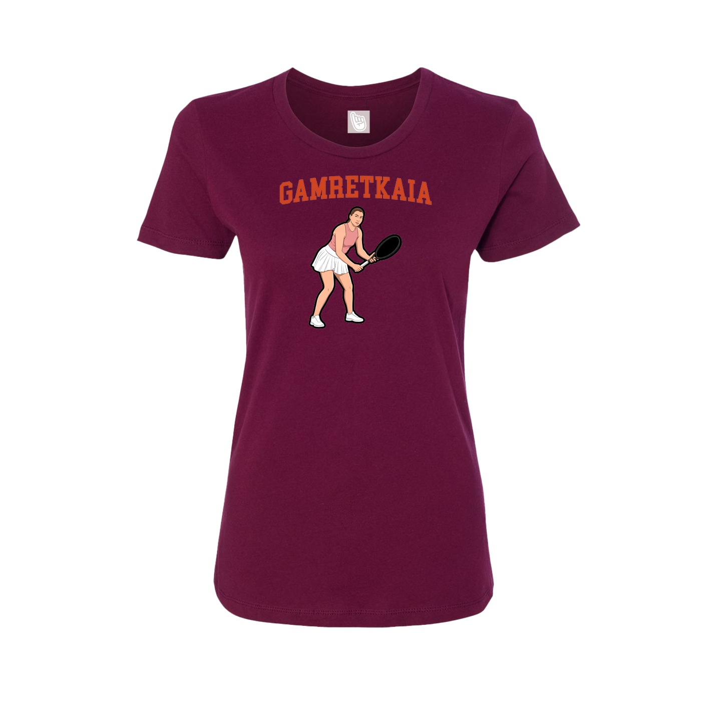 Fitted Women's Tee — Shirsey in Maroon