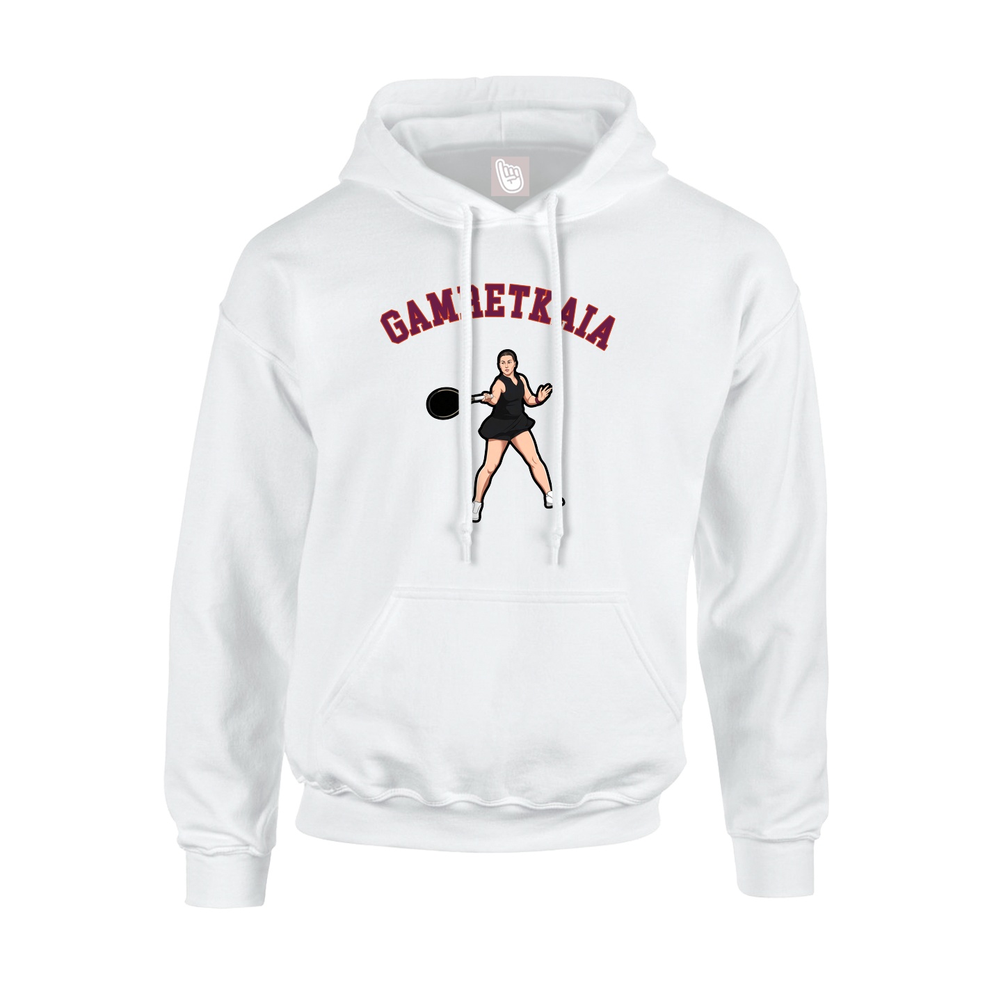 Hoodie — Shirsey Arch in White