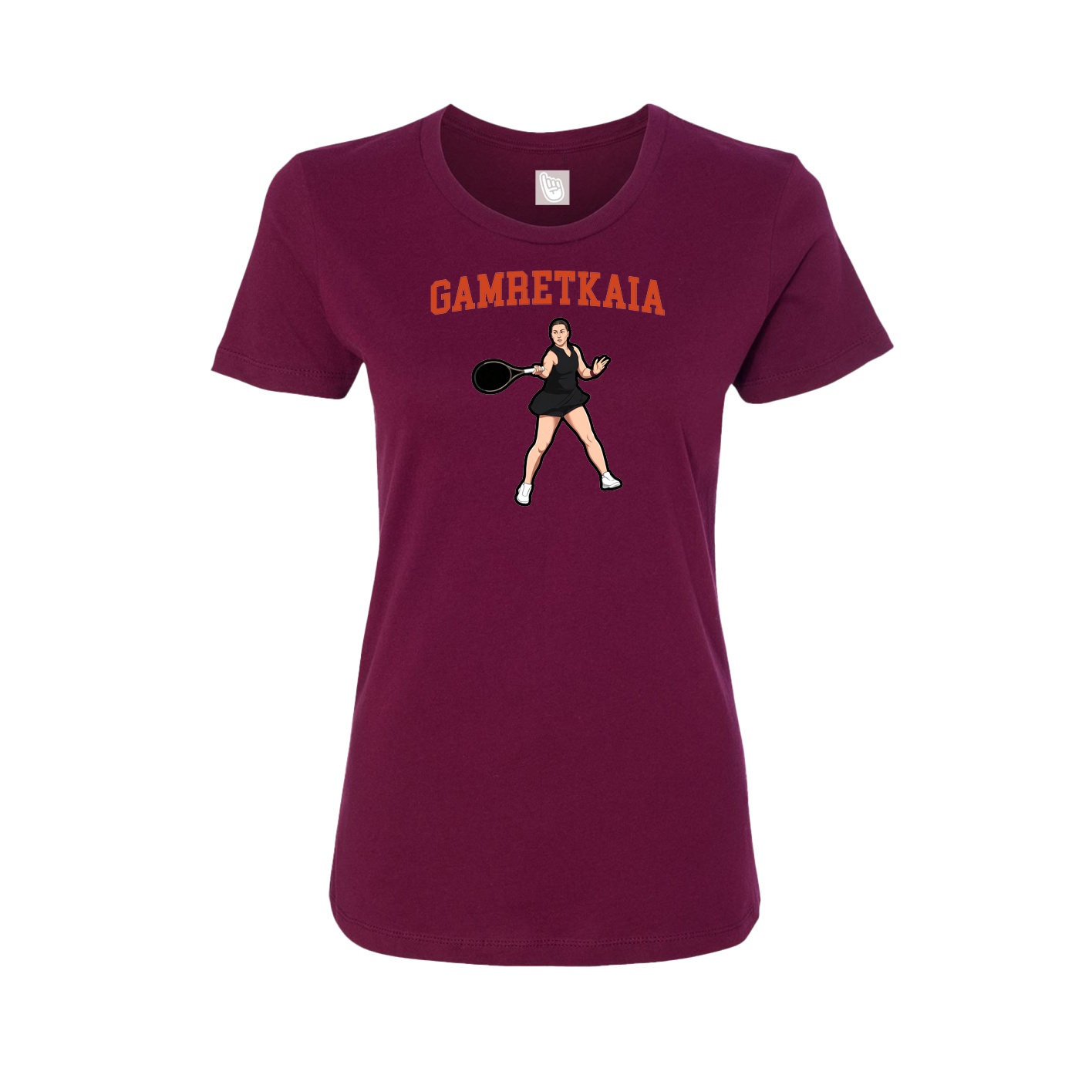 Fitted Women's Tee — Shirsey in Maroon