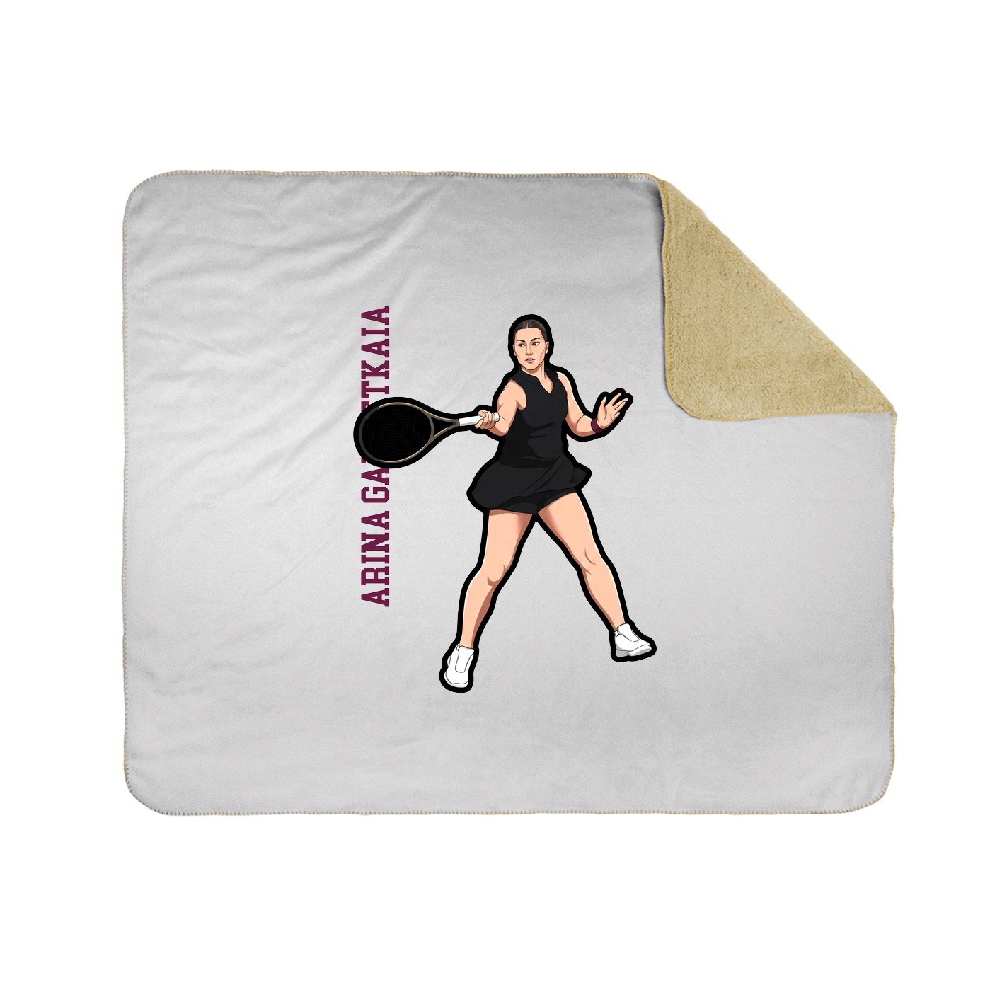 50x60 Sherpa Lined Throw Blanket