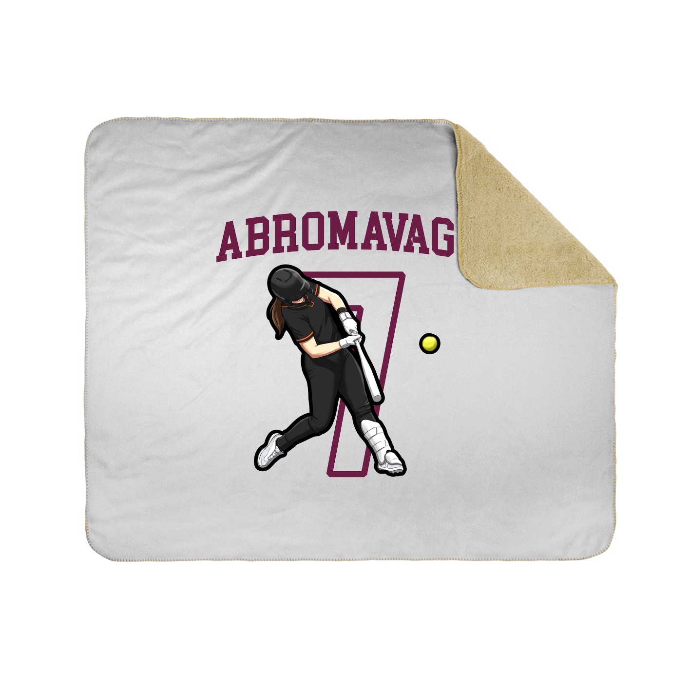 Throw Blanket — Shirsey in White