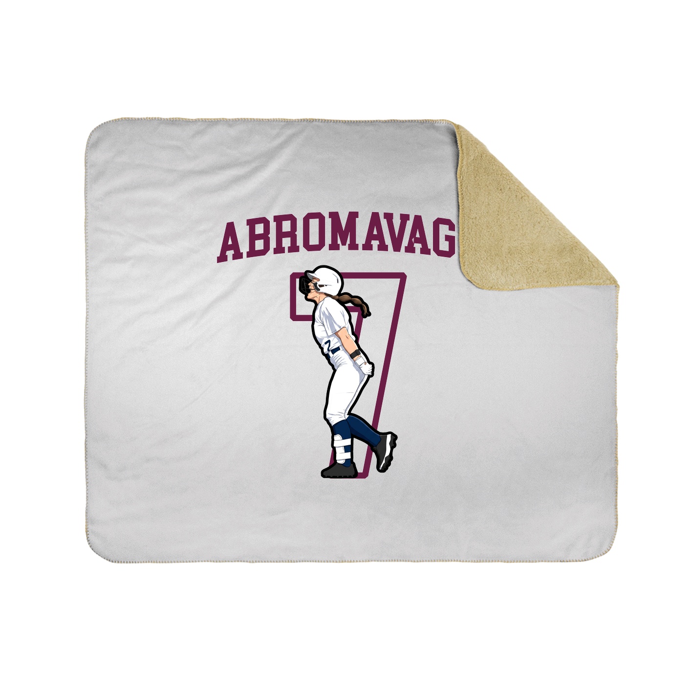 Throw Blanket — Shirsey in White