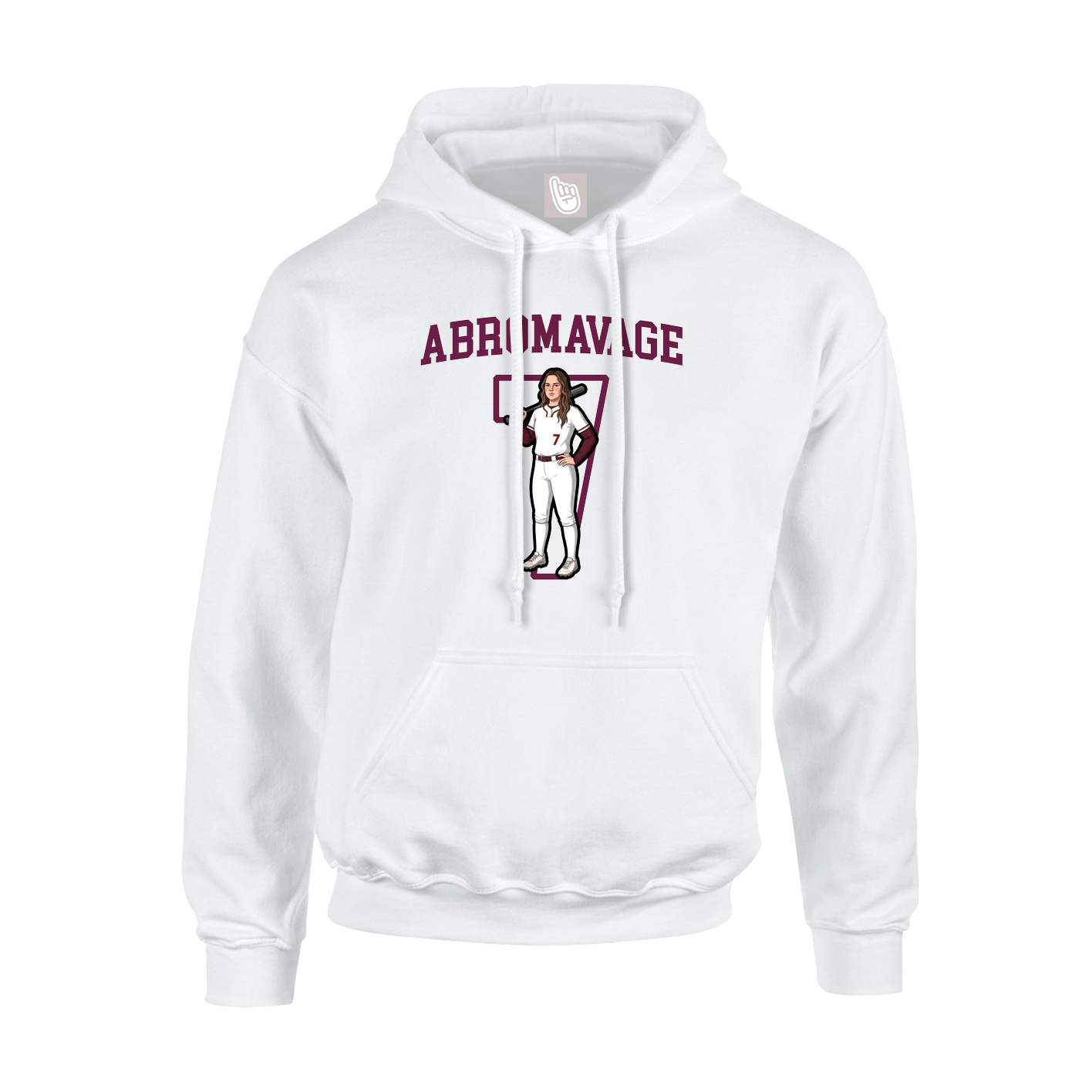 Hoodie — Shirsey in White