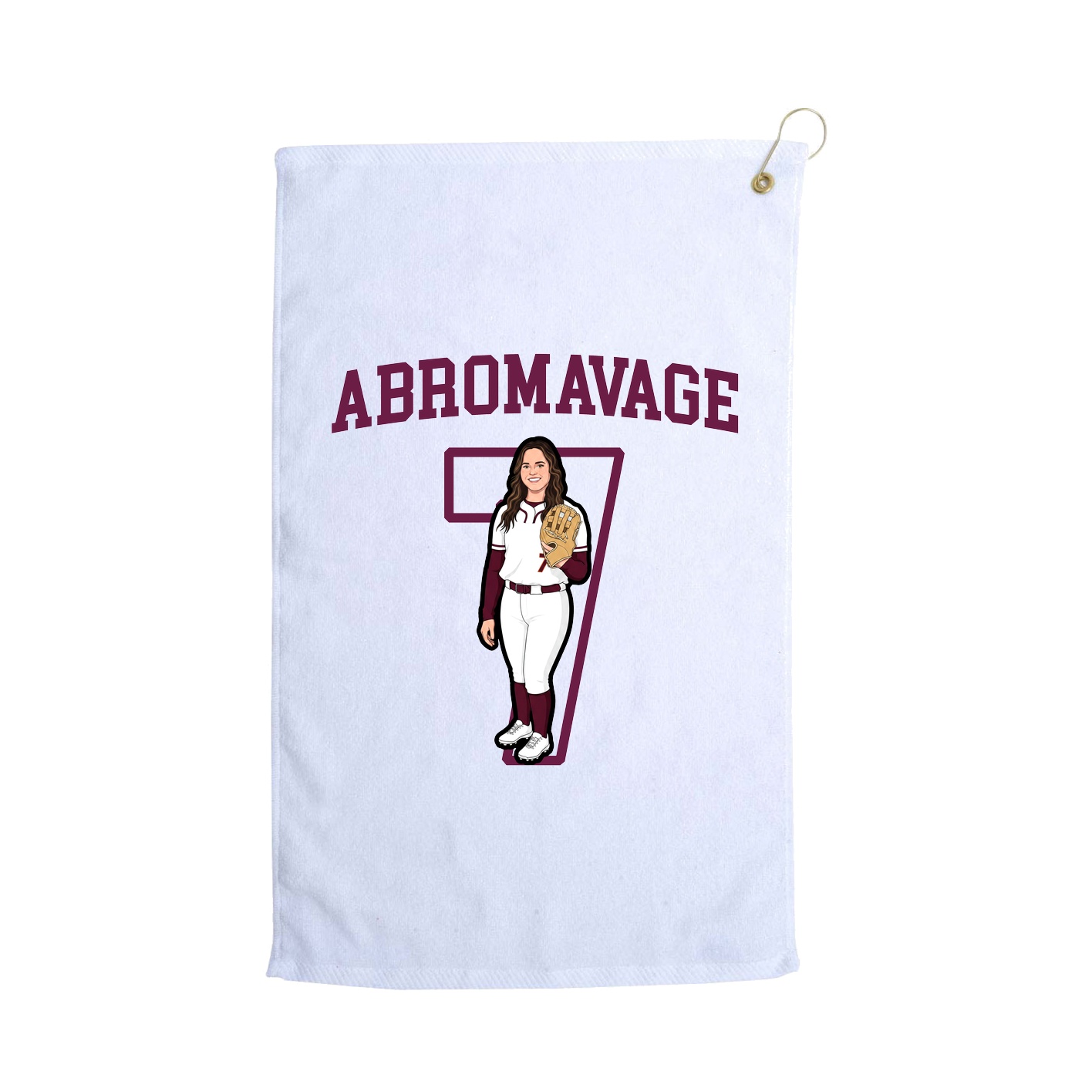 Golf Towel — Shirsey in White