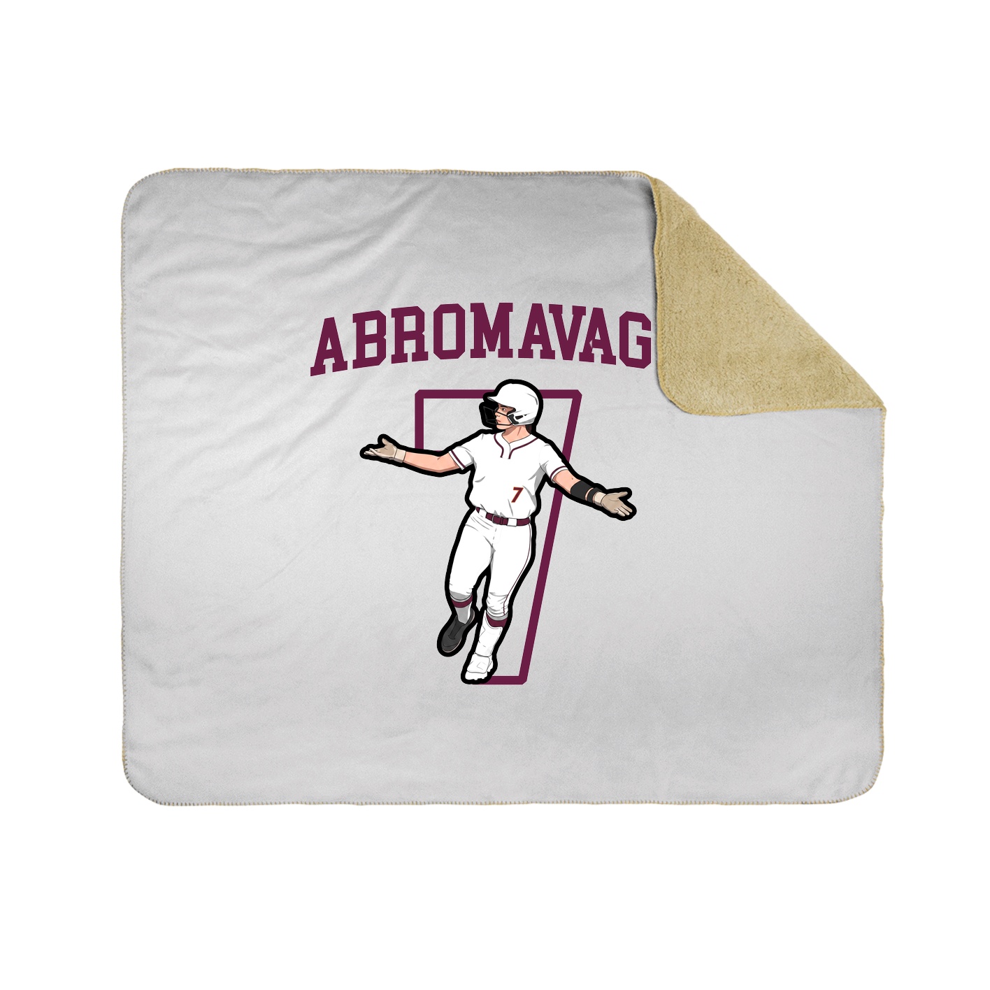 50x60 Sherpa Lined Throw Blanket