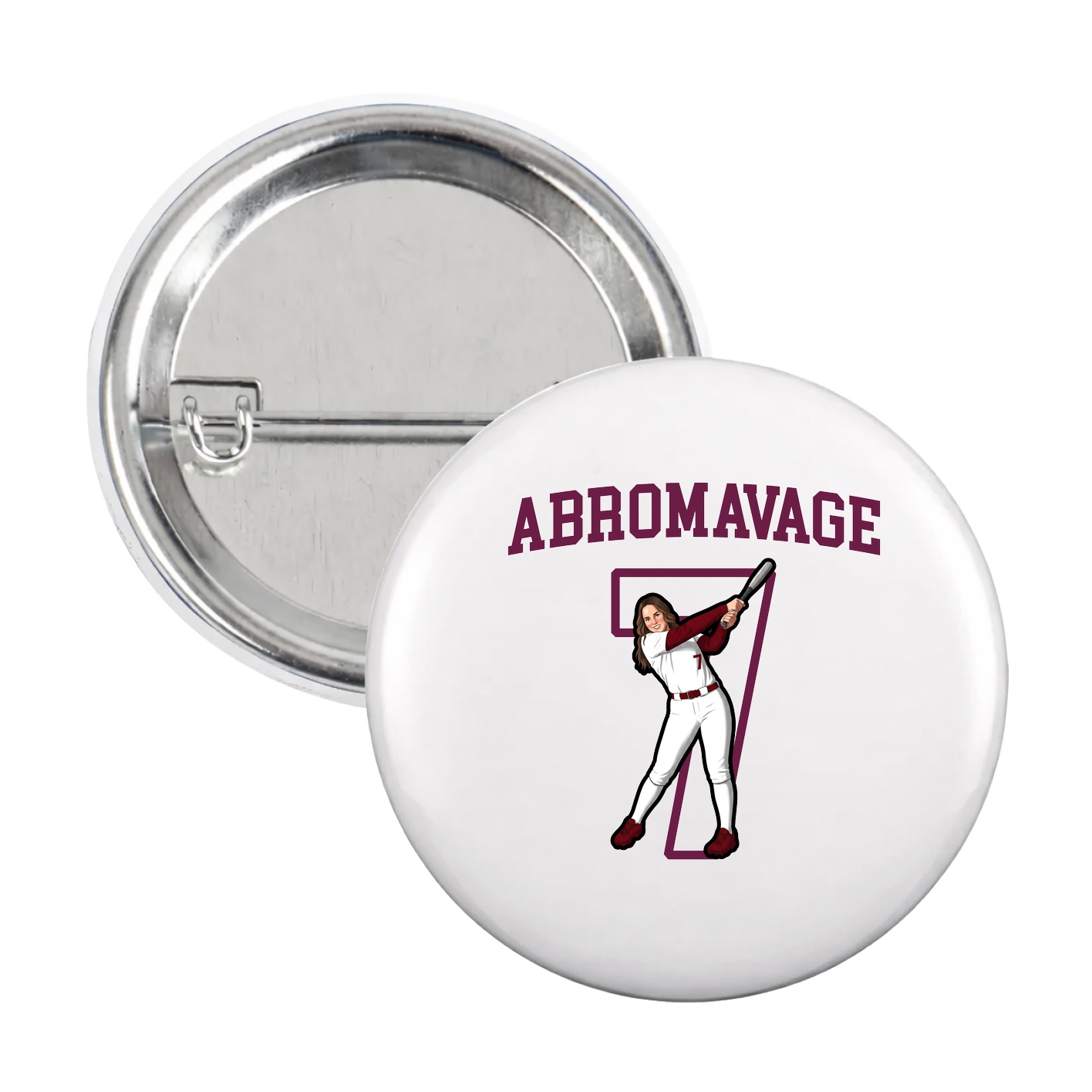 Game Day Button — Shirsey in White