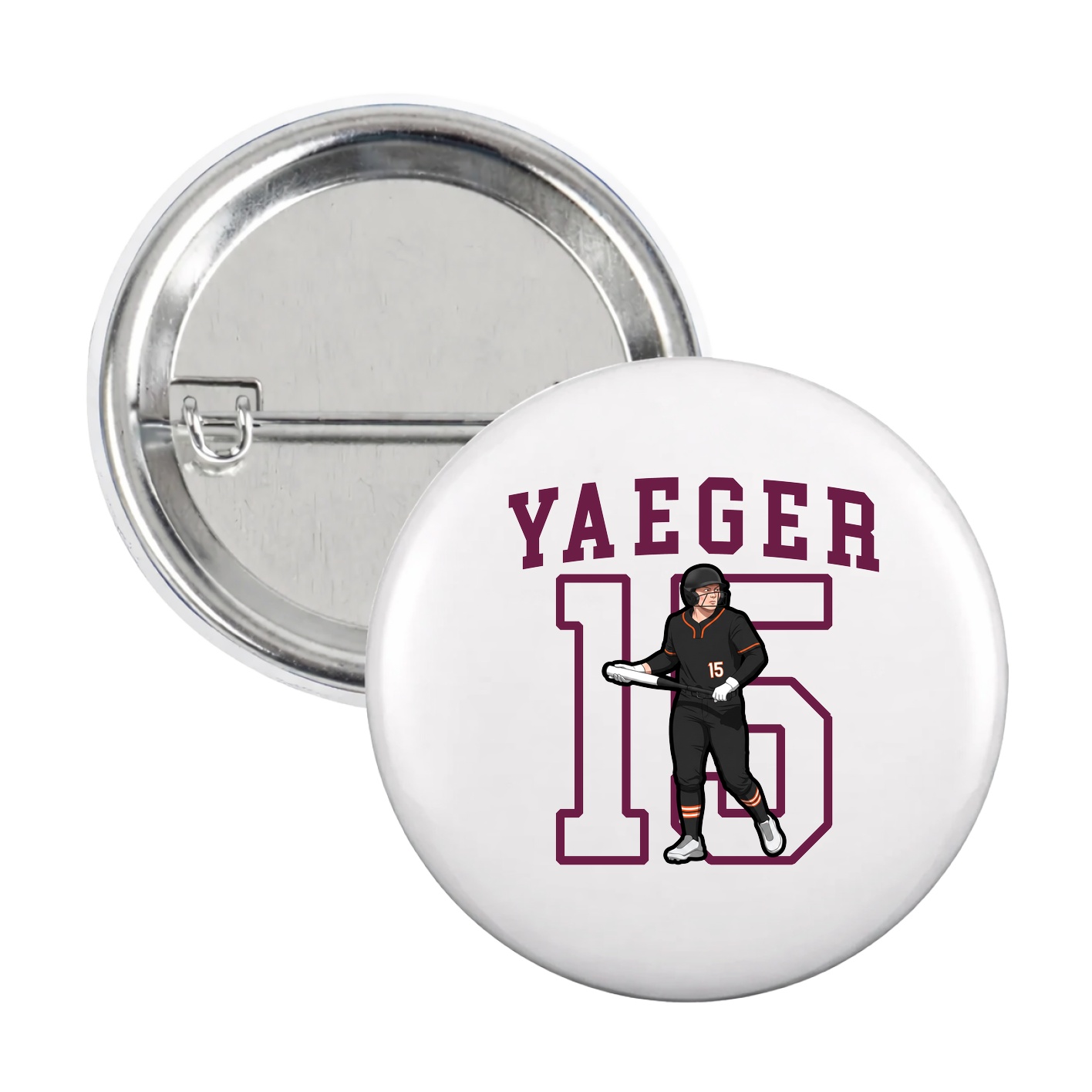 Game Day Button — Shirsey in White