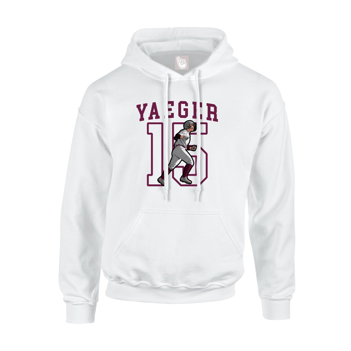 Hoodie — Shirsey in White