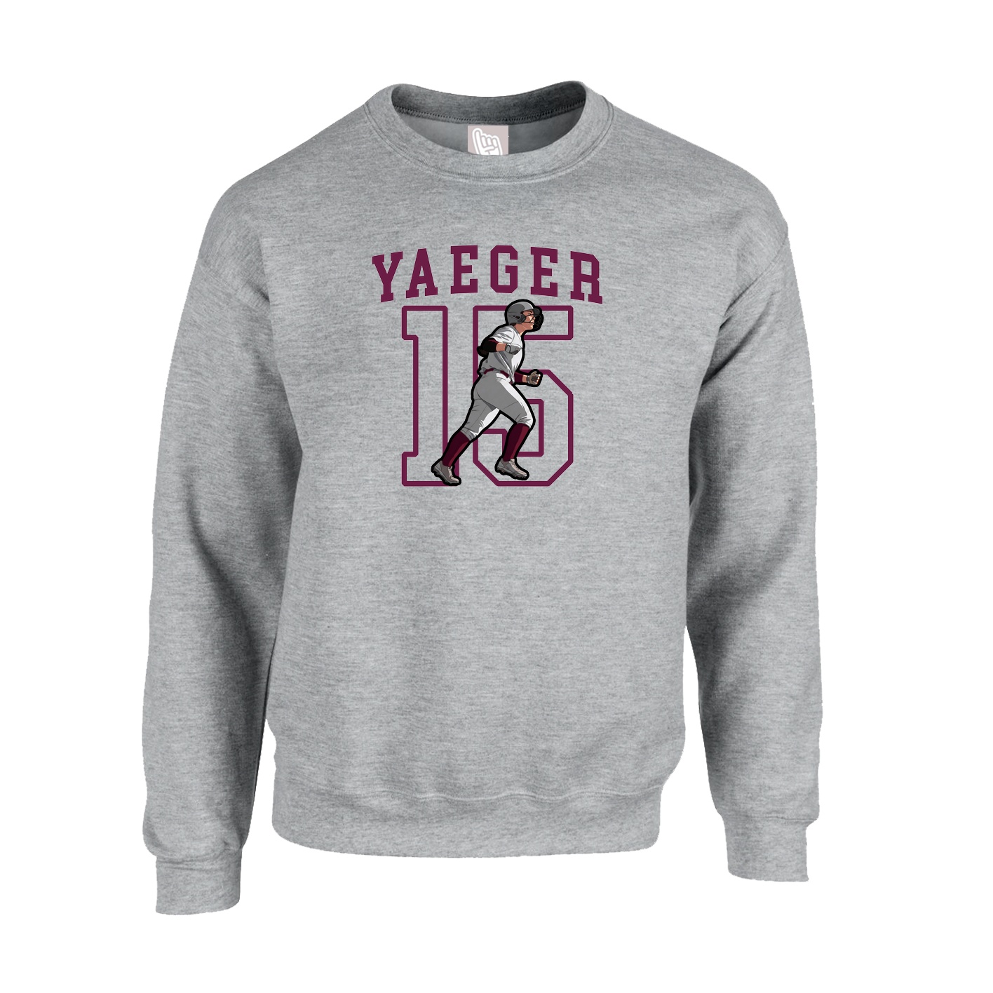 Fleece Crew — Shirsey in Grey