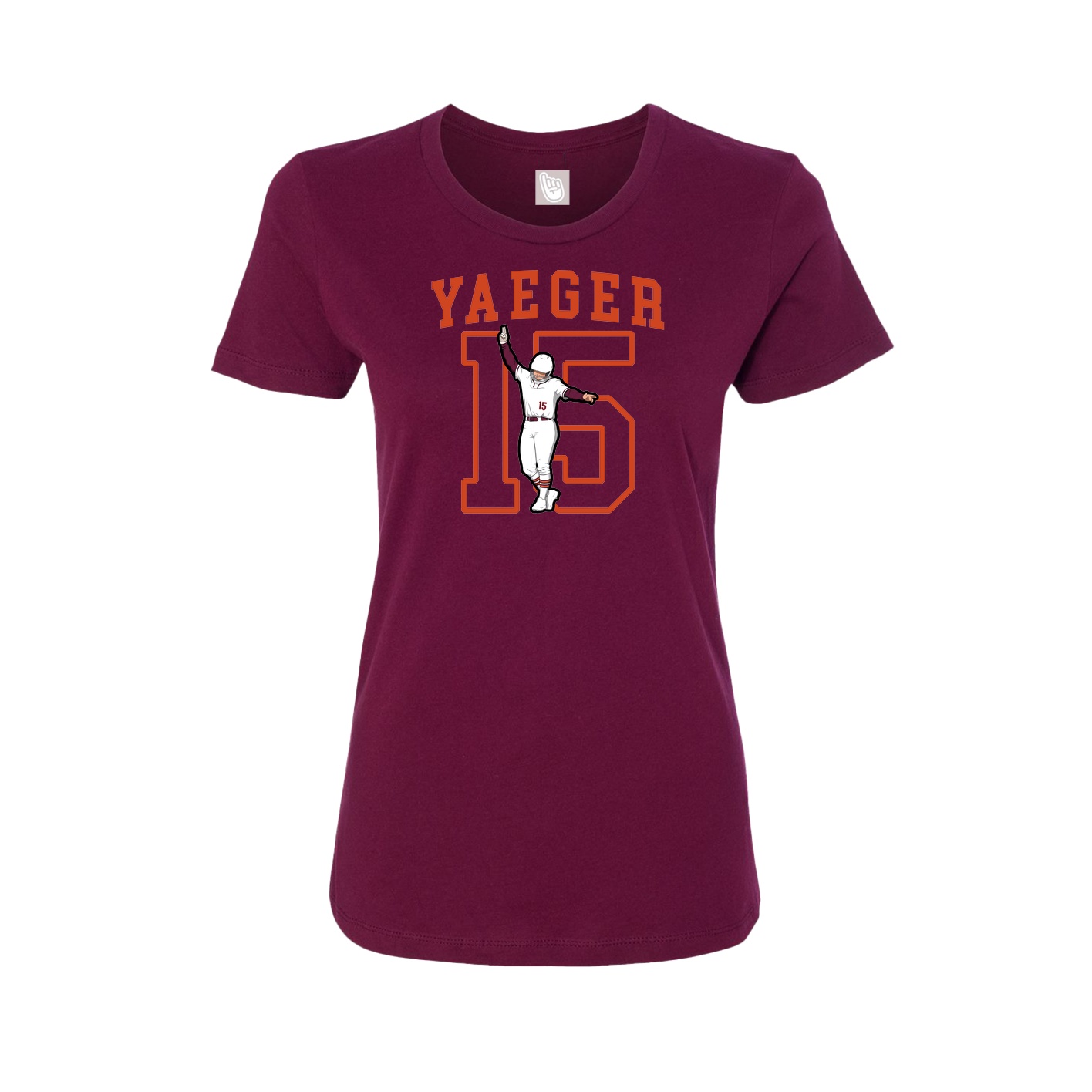 Fitted Women's Tee — Shirsey in Maroon