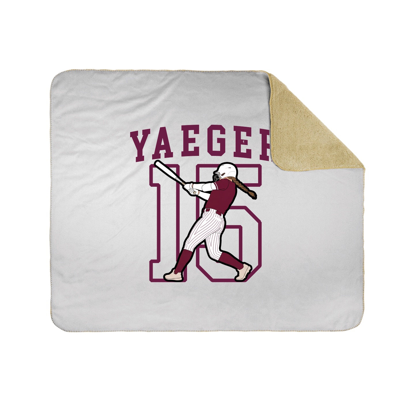 Throw Blanket — Shirsey in White