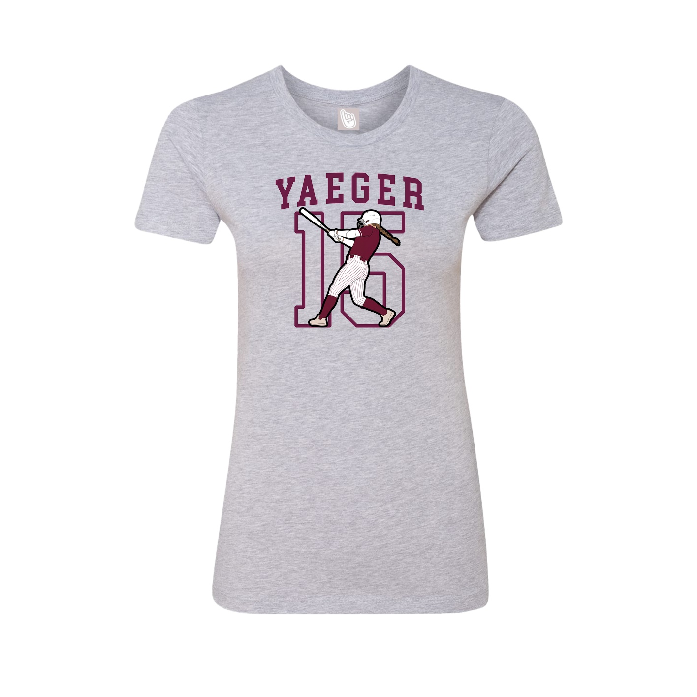 Fitted Women's Tee — Shirsey in Grey