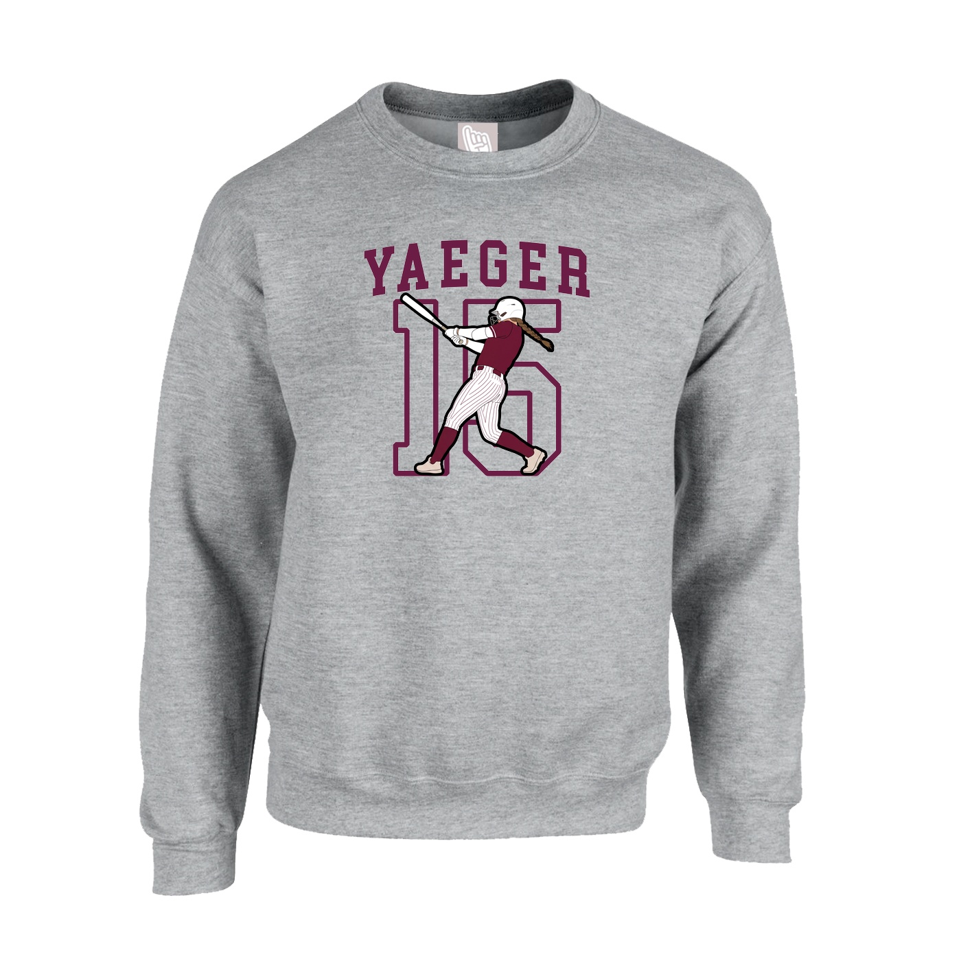 Fleece Crew — Shirsey in Grey