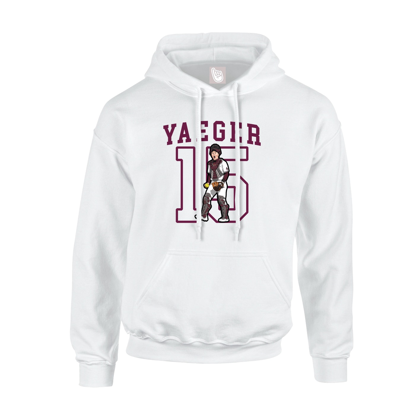 Hoodie — Shirsey in White