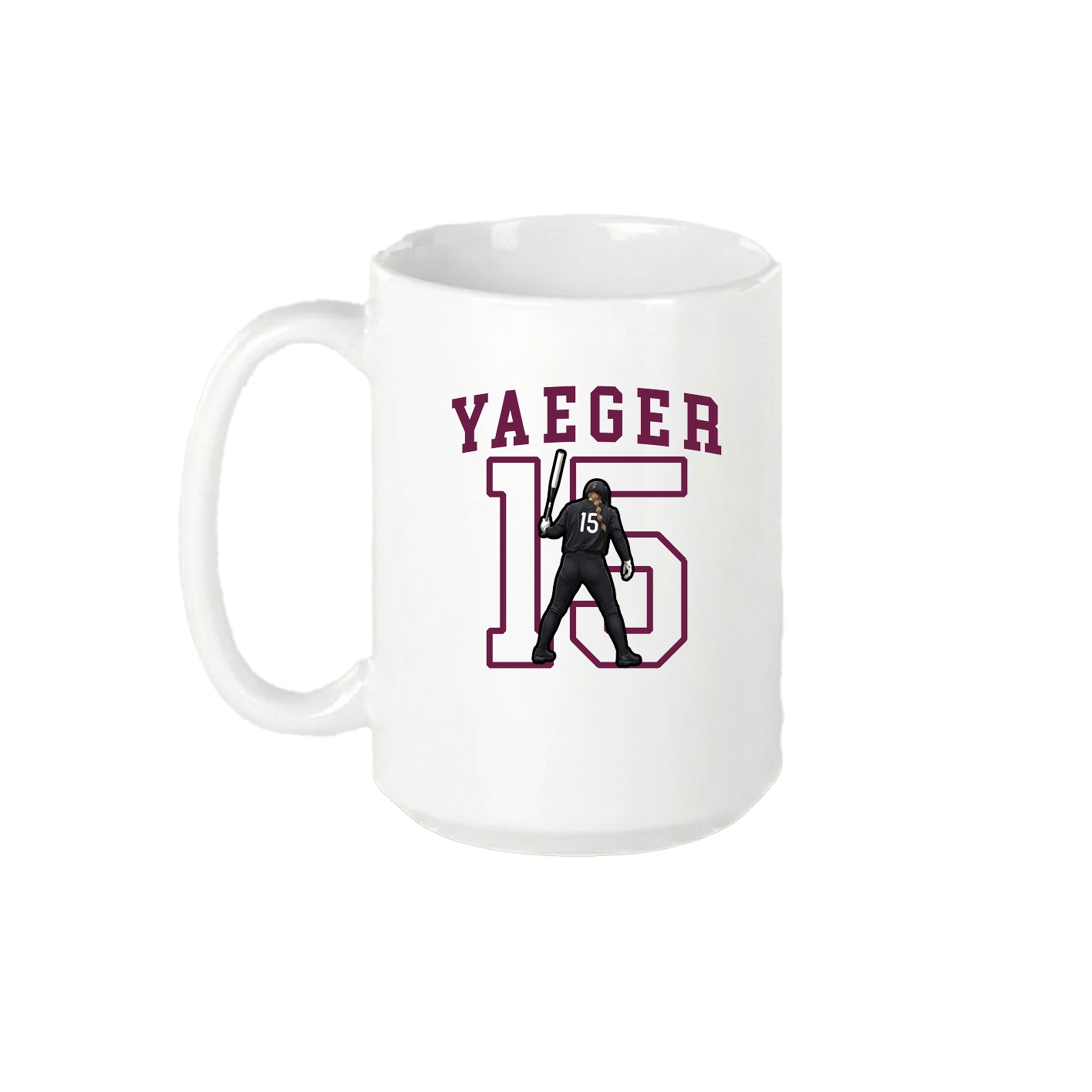 15oz Coffee Mug — Shirsey in White