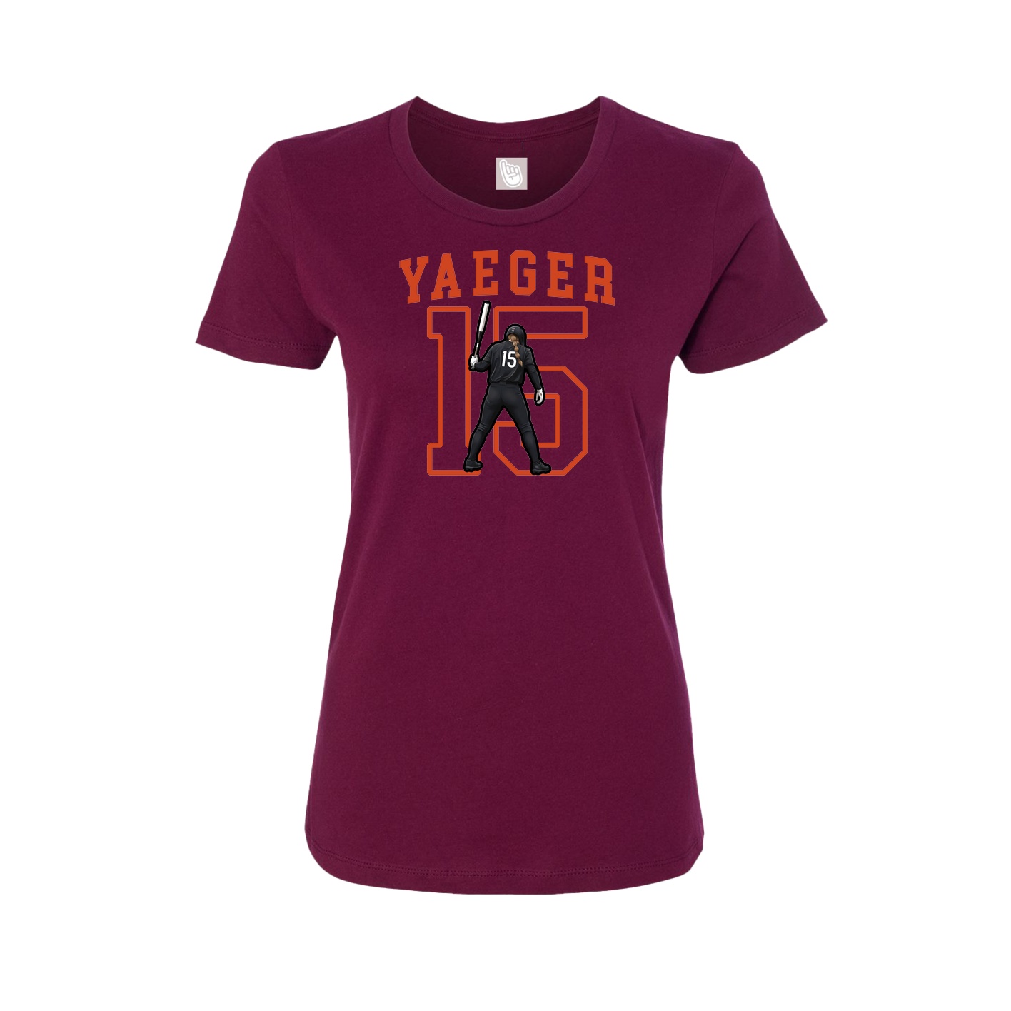 Fitted Women's Tee — Shirsey in Maroon