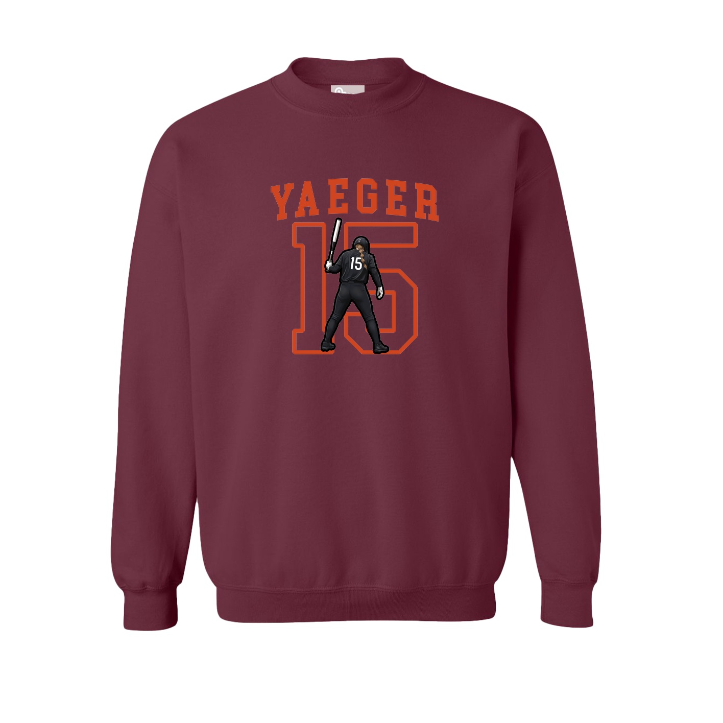 Fleece Crew — Shirsey in Maroon