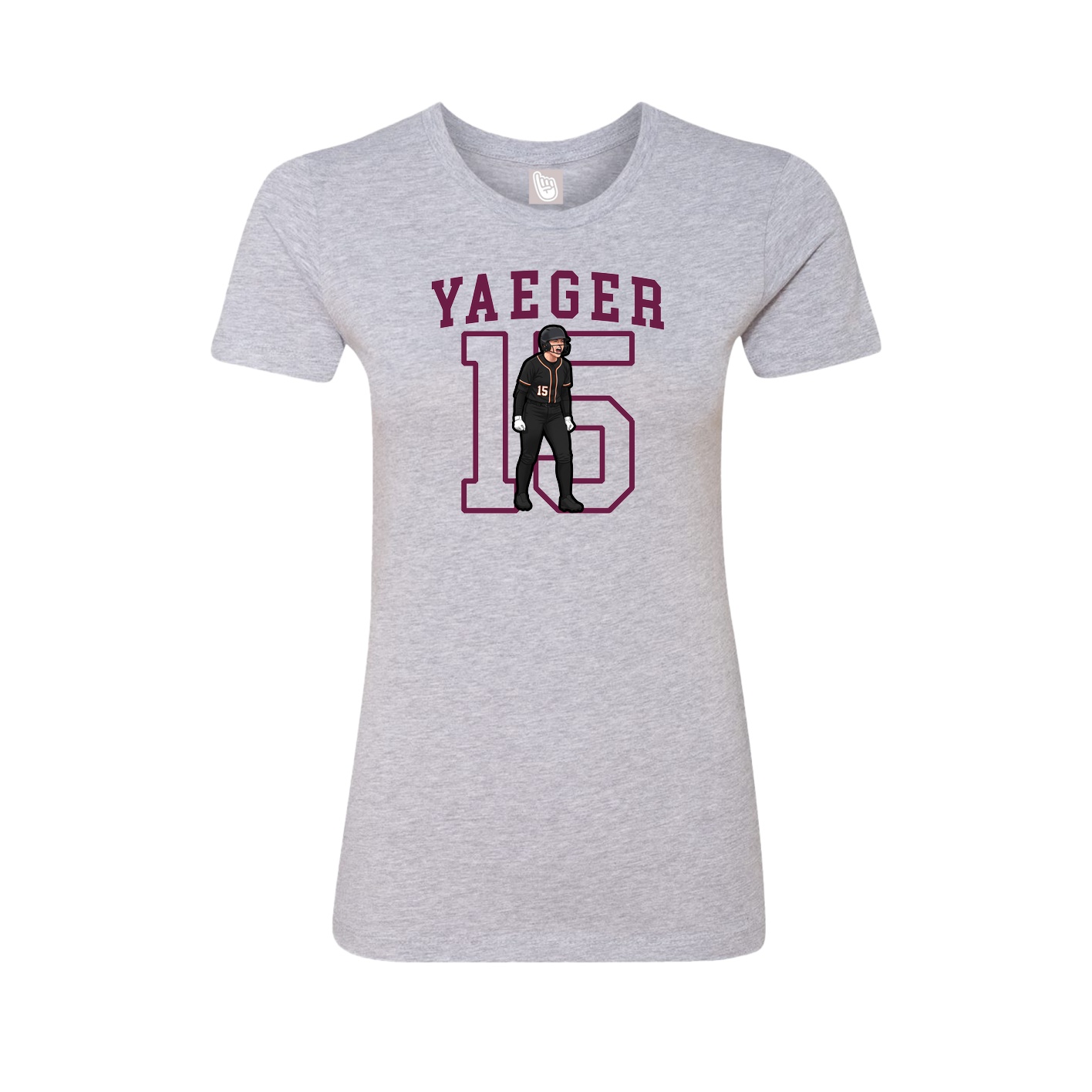 Fitted Women's Tee — Shirsey in Grey