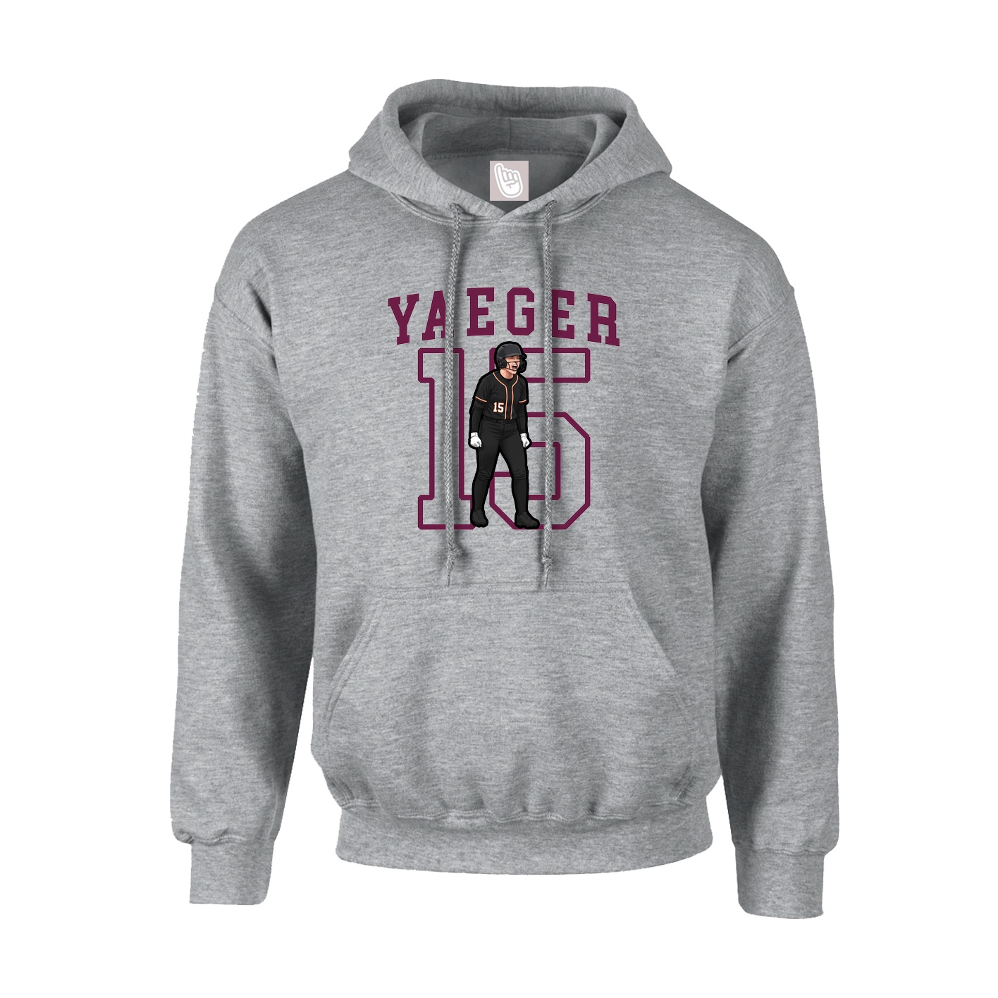 Hoodie — Shirsey in Grey