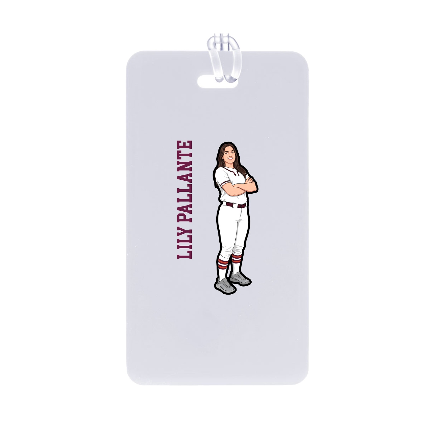 Bag Tag — Name Vertical in Classic