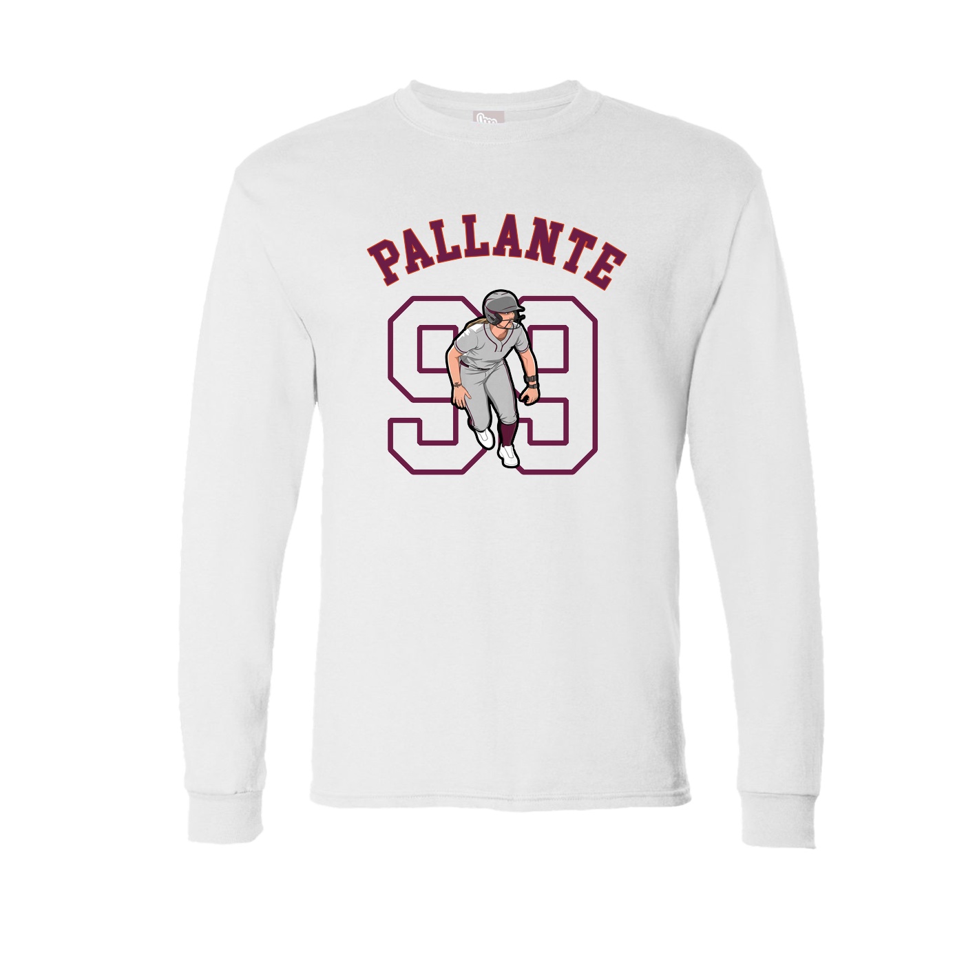 Long Sleeve Tee — Shirsey Arch in White