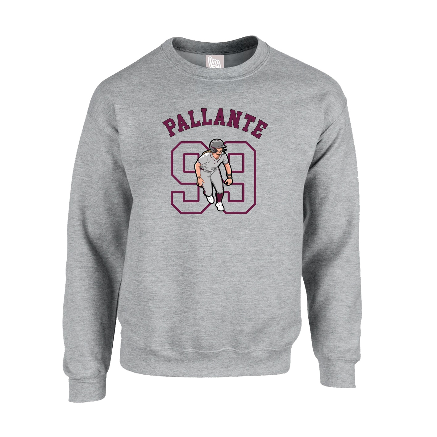 Fleece Crew — Shirsey Arch in Grey