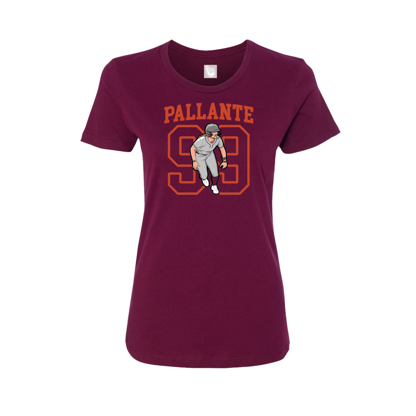 Fitted Women's Tee — Shirsey in Maroon