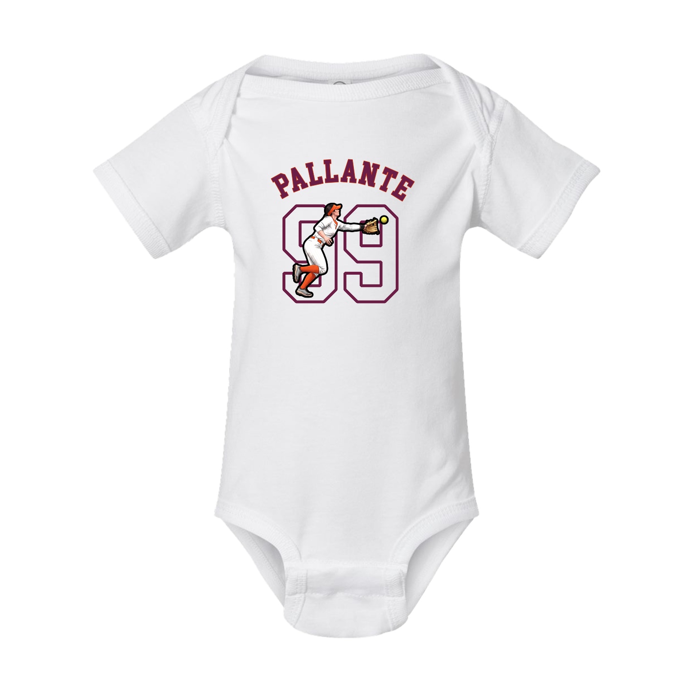 Baby Onesie — Shirsey Arch in White