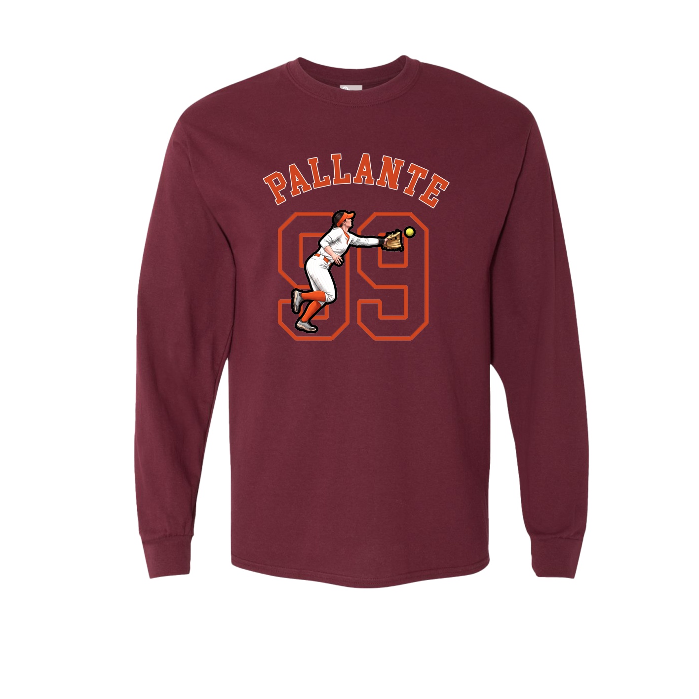 Long Sleeve Tee — Shirsey Arch in Maroon