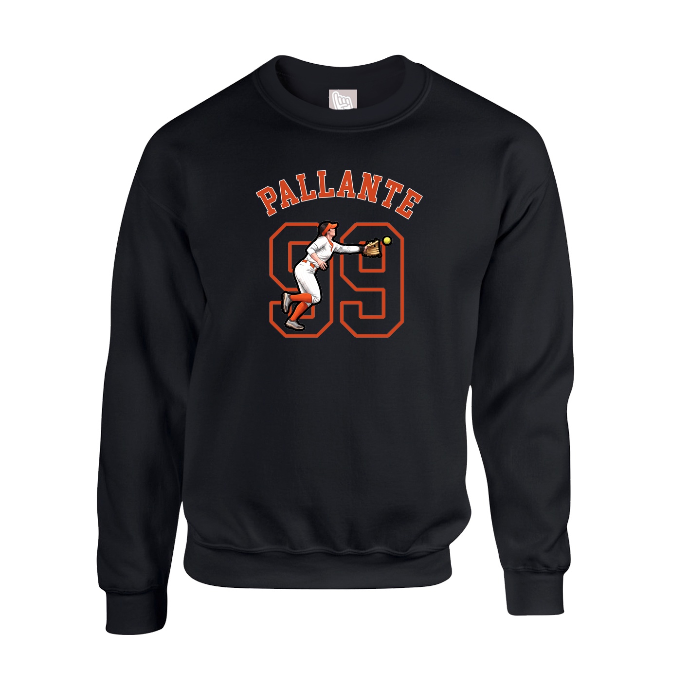 Fleece Crew — Shirsey Arch in Black