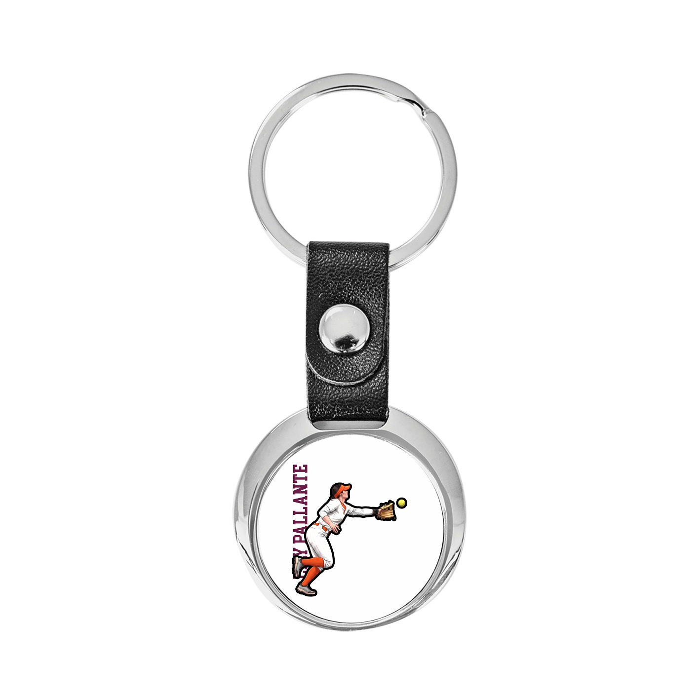 Key Chain — Name Vertical in Classic