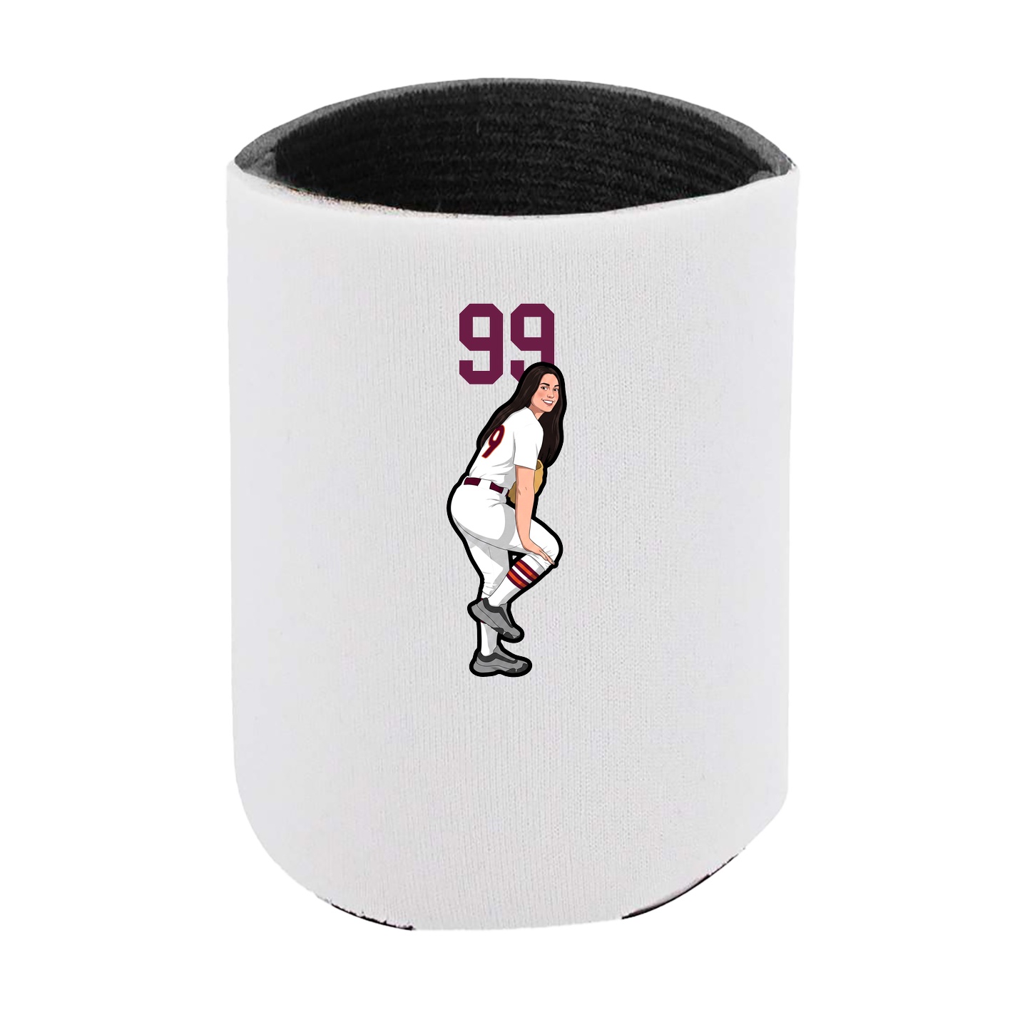 Can Holder — Number Top in White
