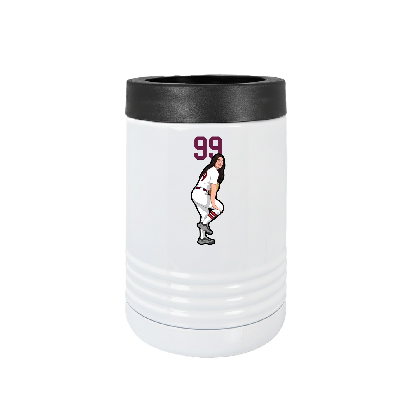 Beverage Holder — Number Top in White
