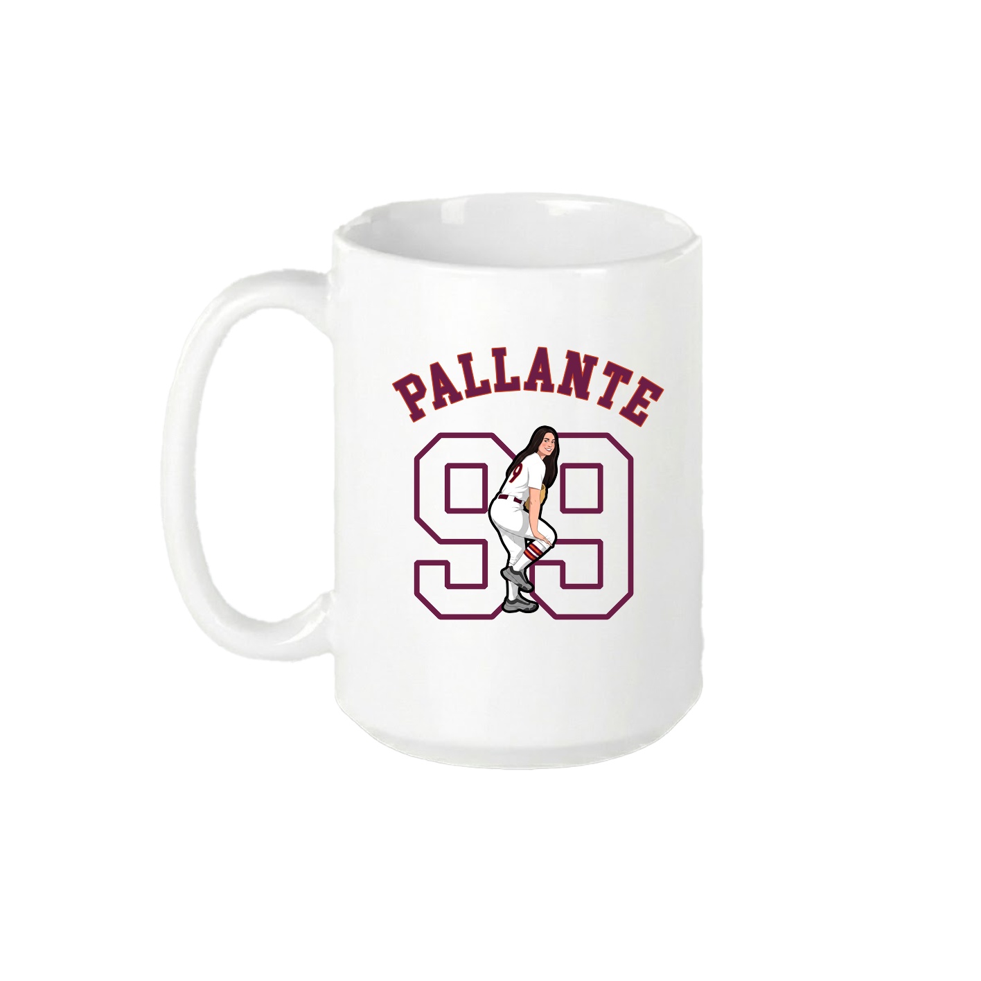15oz Coffee Mug — Shirsey Arch in White