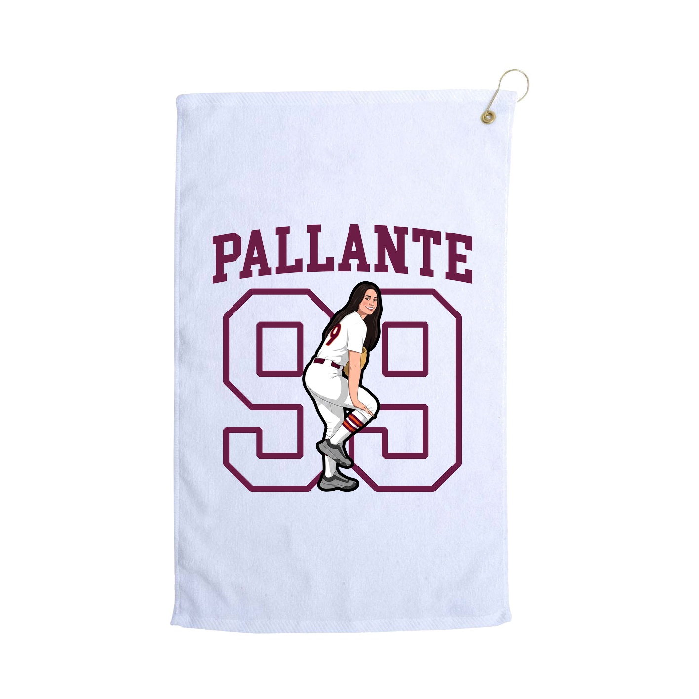 Golf Towel — Shirsey in White