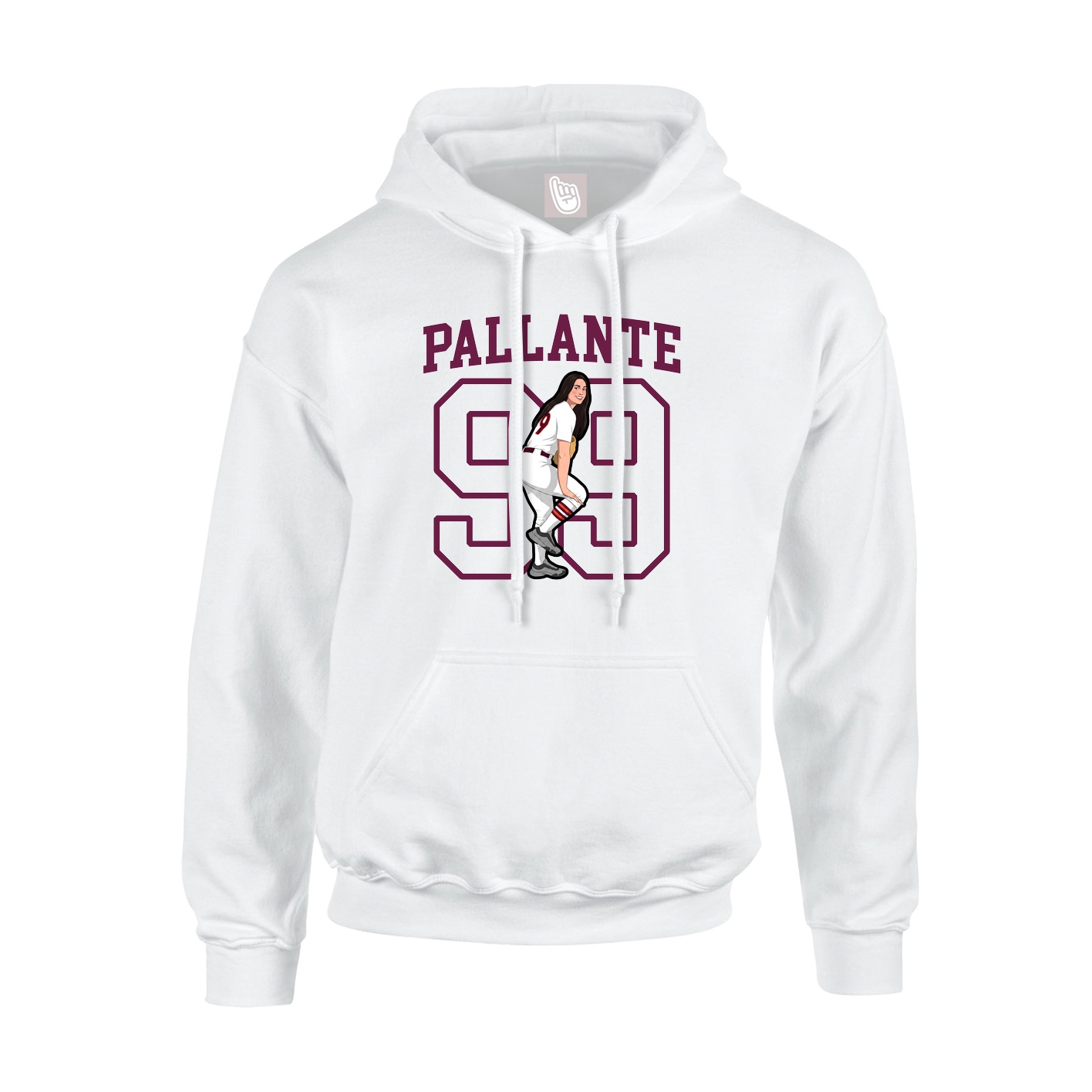 Hoodie — Shirsey in White