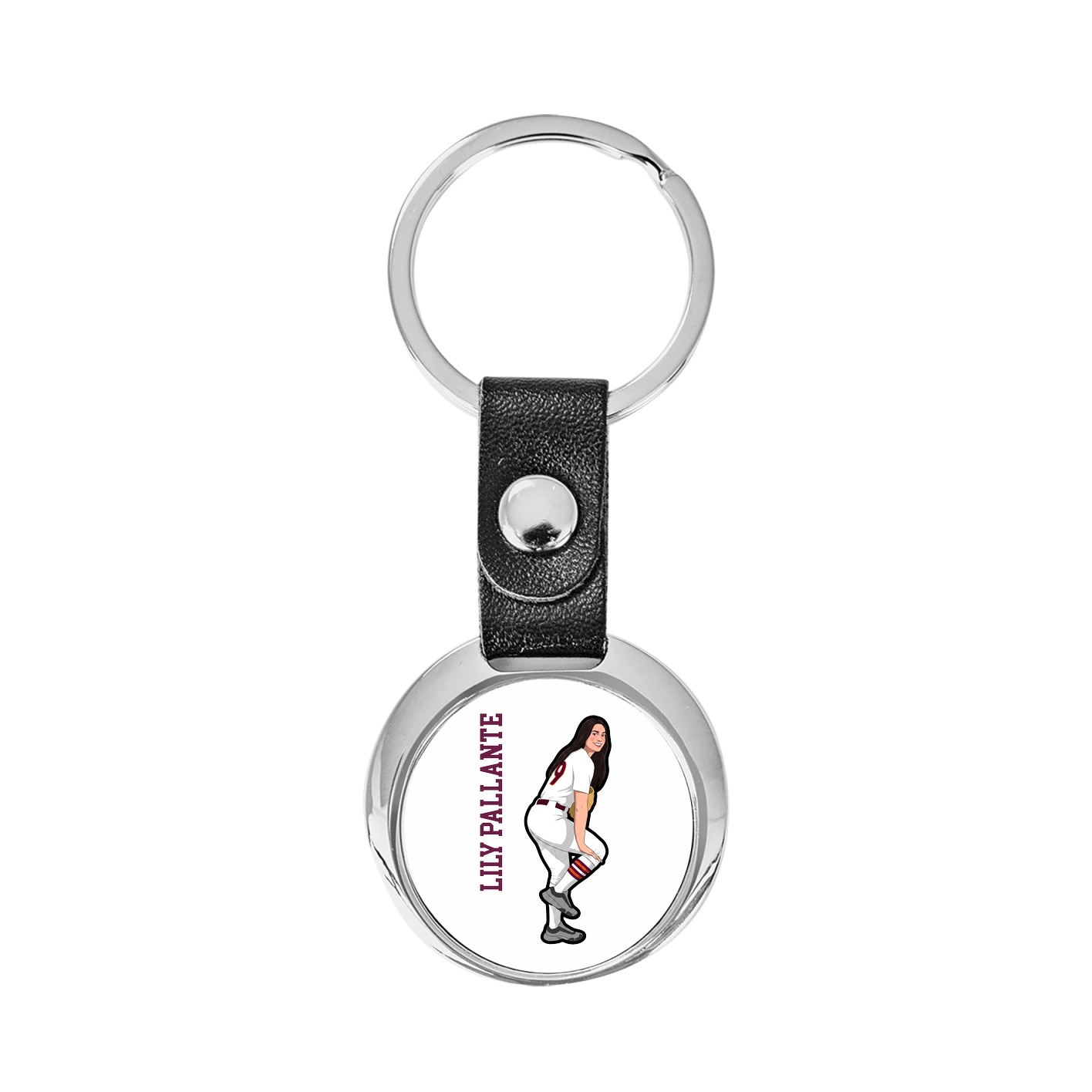 Key Chain — Name Vertical in Classic